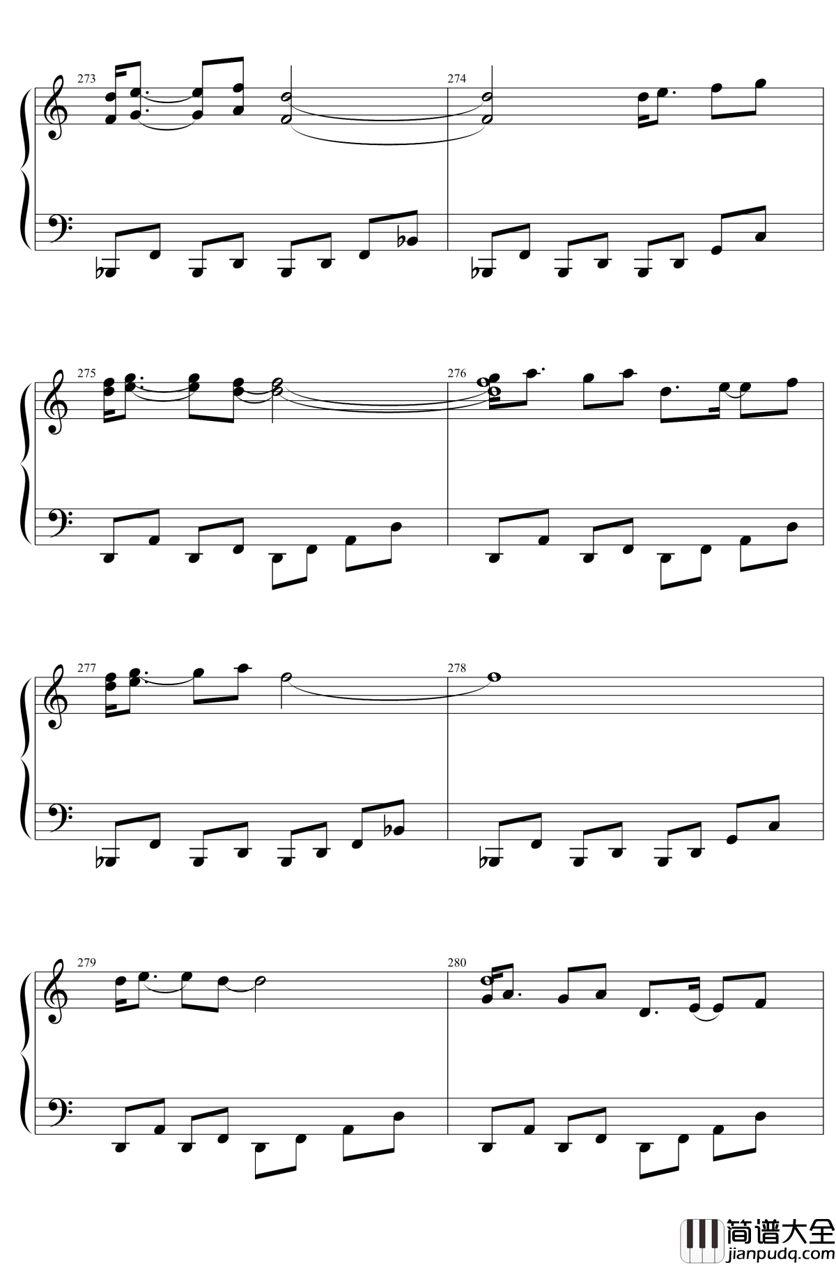 東方２１曲メドレー钢琴谱_东方project