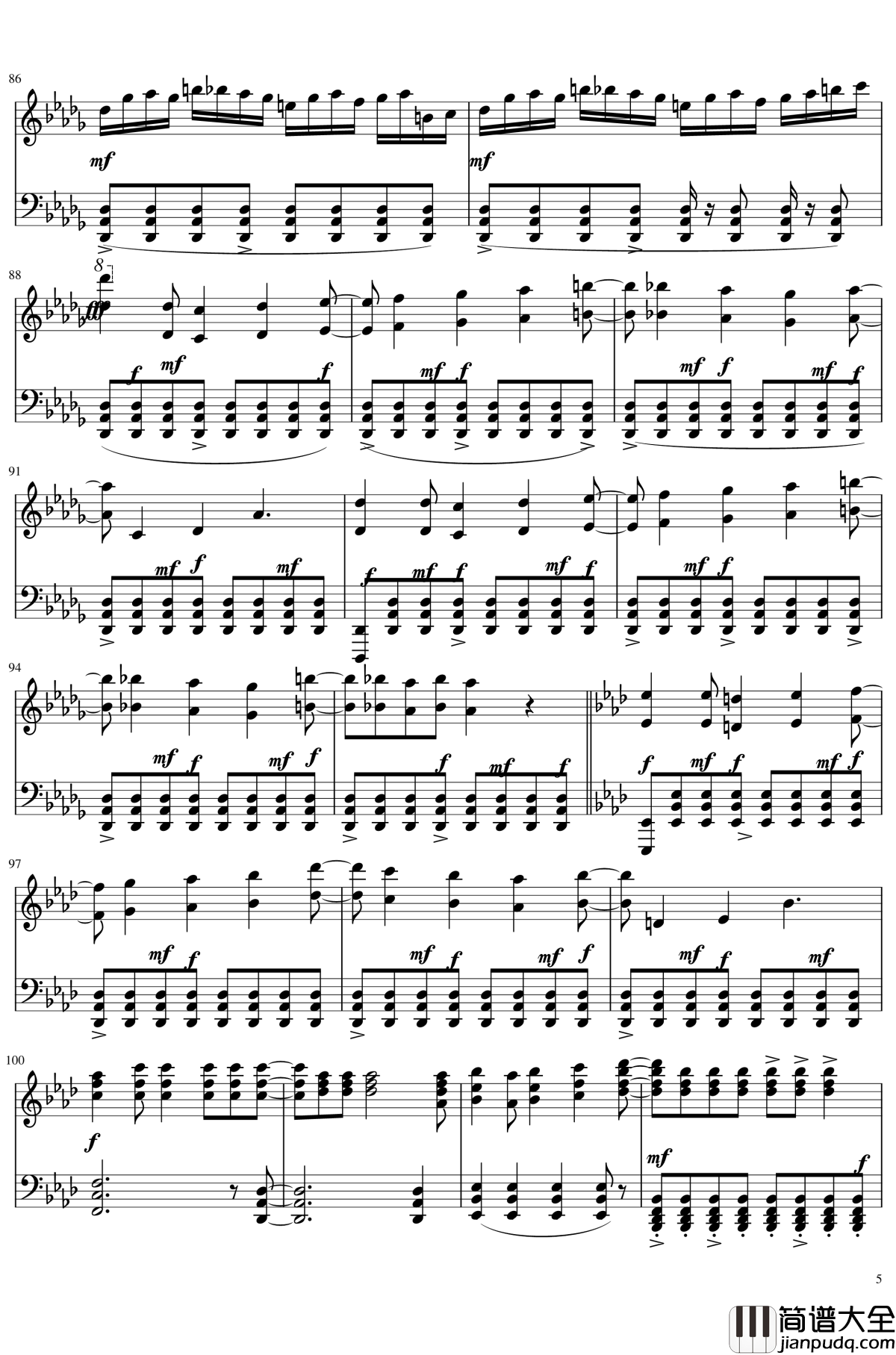 Let_it_go钢琴谱_精致版_冰雪奇缘