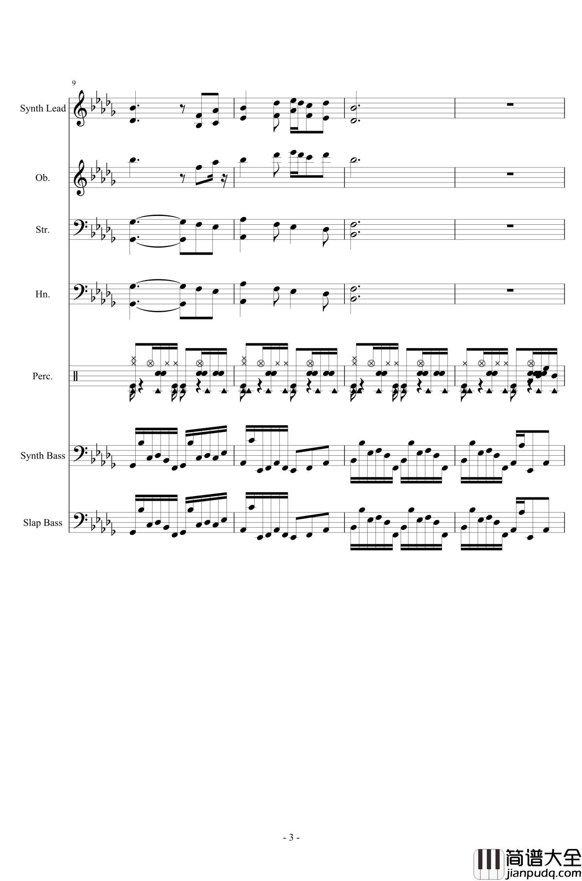 Heartache钢琴谱_Toriel