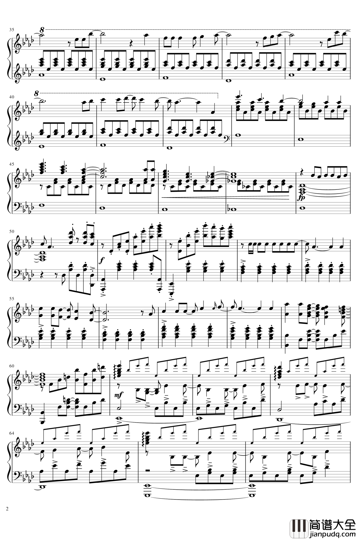 _冰雪奇缘_主题曲钢琴谱_Let_It_Go_还原度95%编配_Bit改编_冰雪奇缘