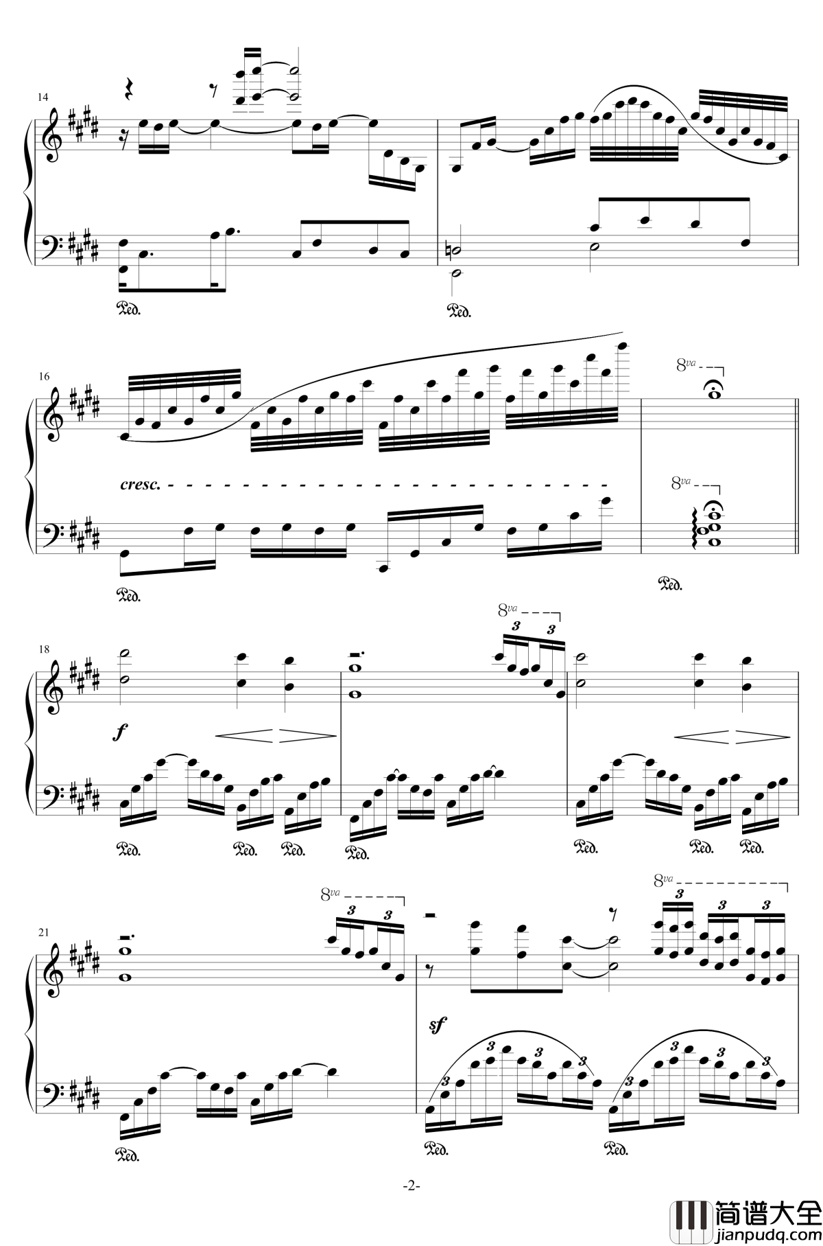 素描_海景钢琴谱_车致佑