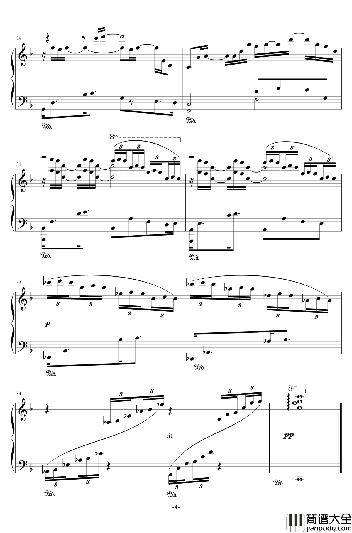 素描_海景钢琴谱_车致佑