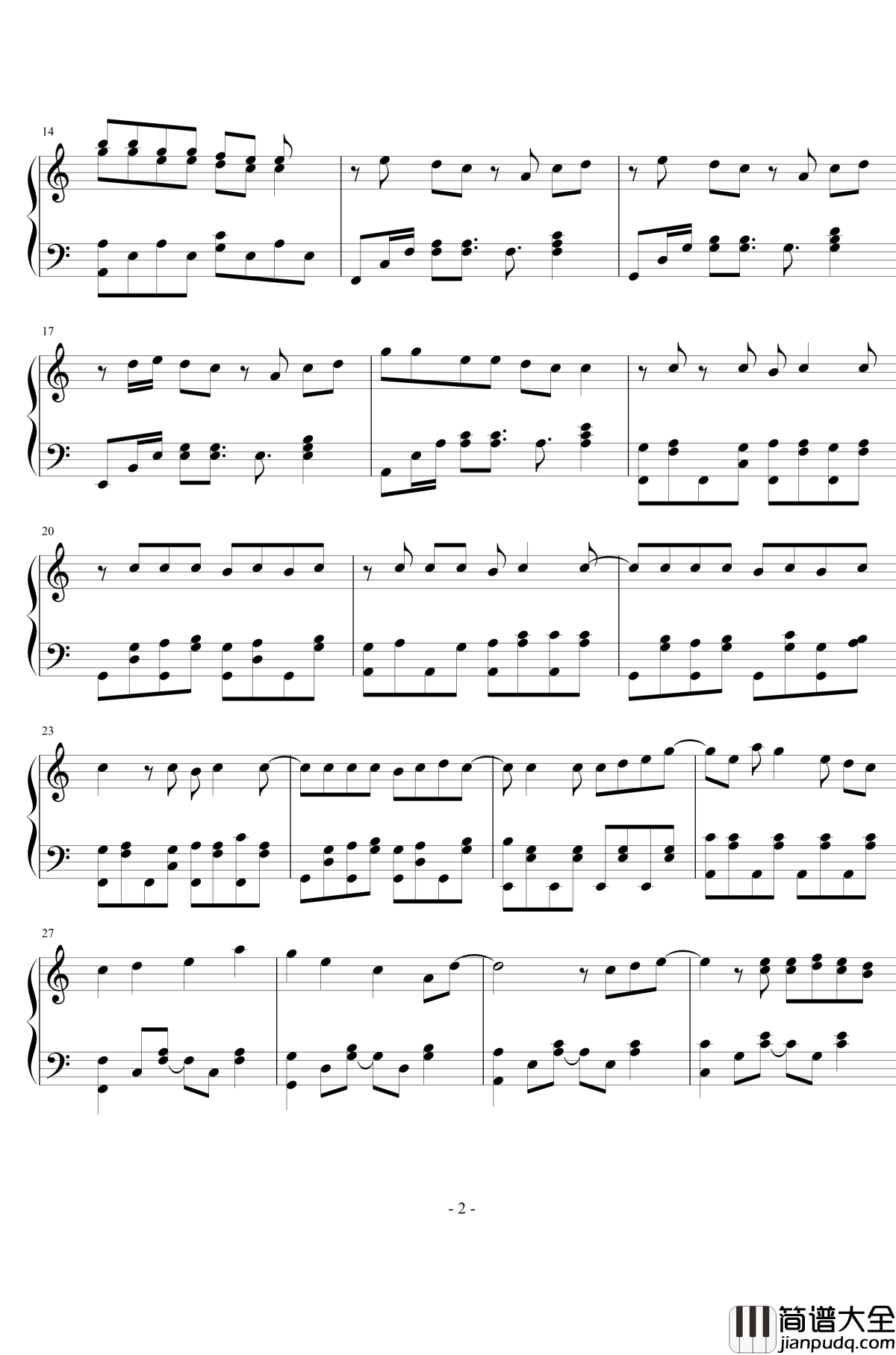 苹果茶的味道钢琴谱_绝对双刃ED2