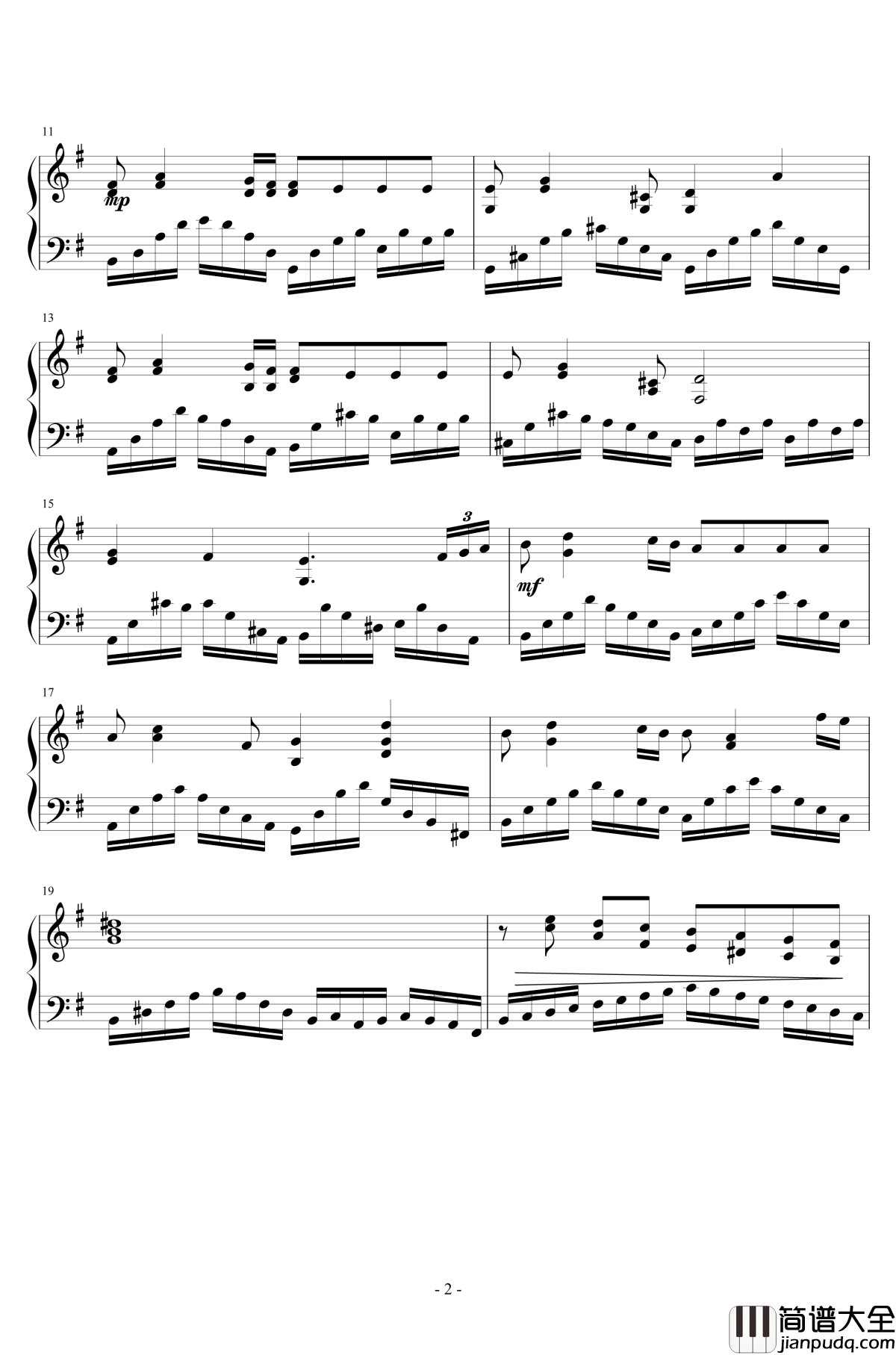 e小调音乐会练习曲钢琴谱_machaostc