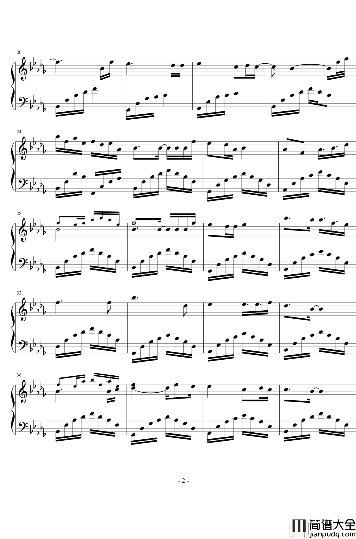 红颜若雪钢琴谱_V1.0完美版_少司命/Tacke竹桑