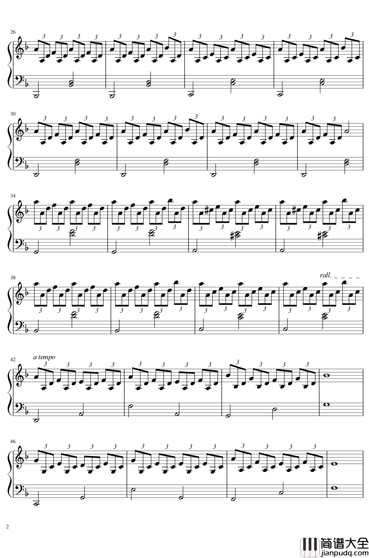 Historiette_#5钢琴谱_Fabrizio_Paterlini