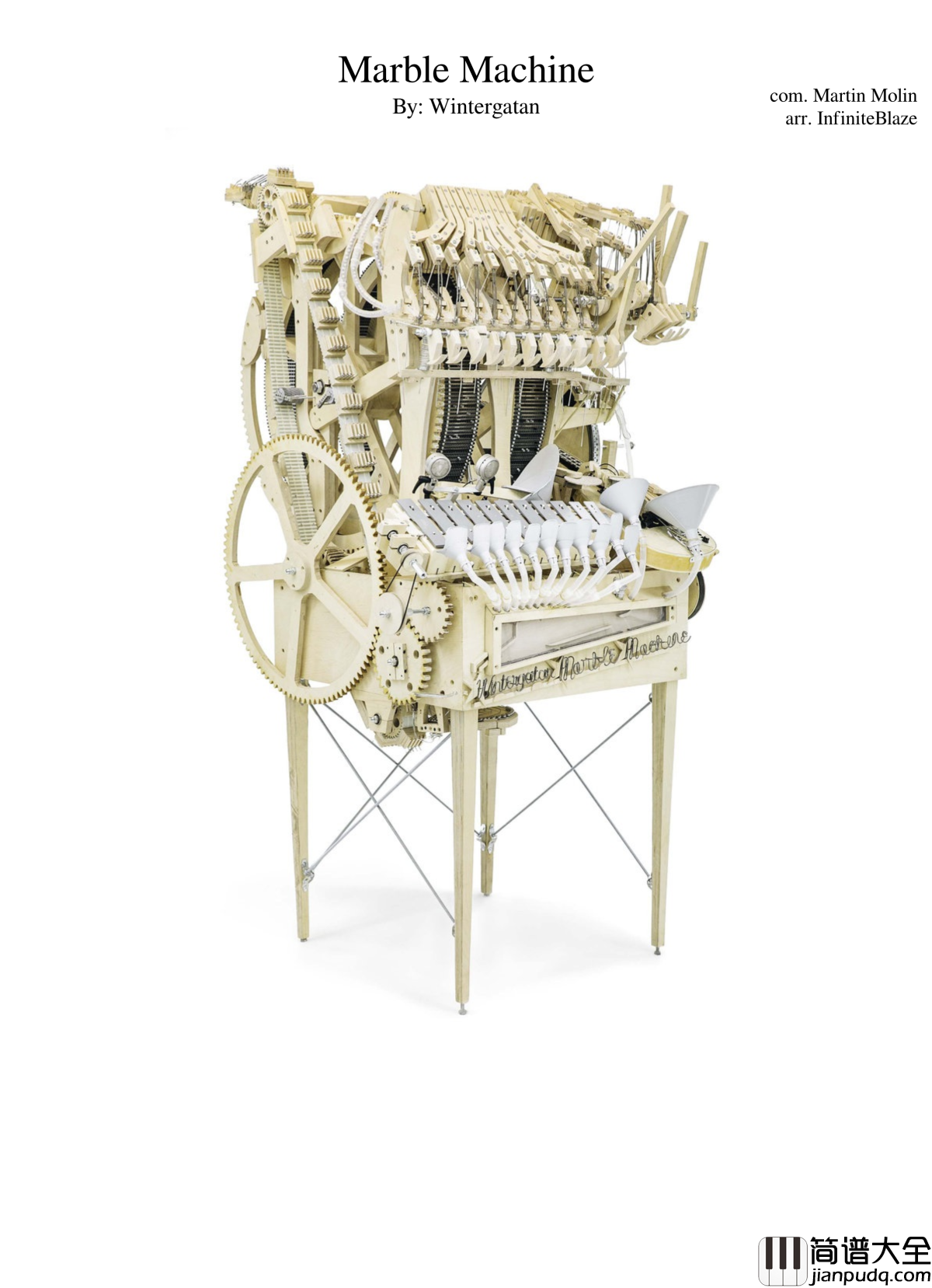 Marble_Machine钢琴谱_总谱_Wintergatan