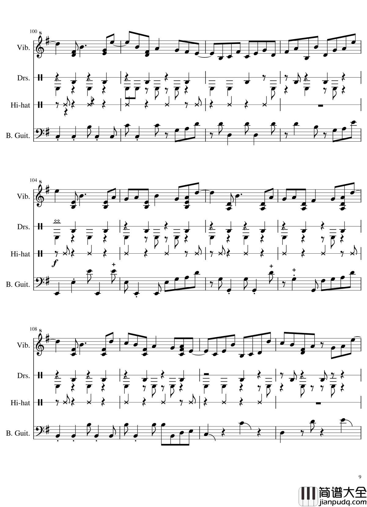 Marble_Machine钢琴谱_总谱_Wintergatan