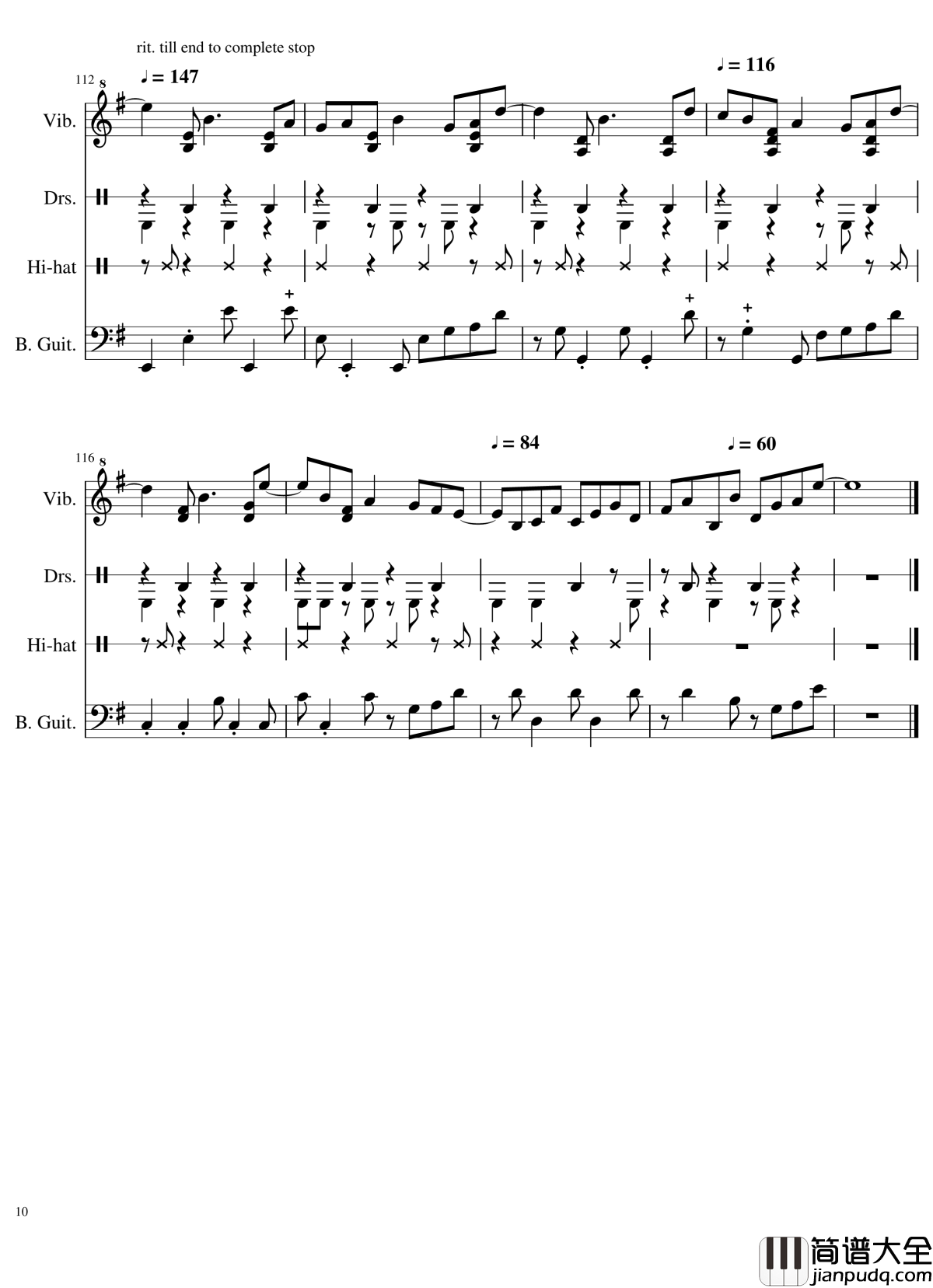 Marble_Machine钢琴谱_总谱_Wintergatan