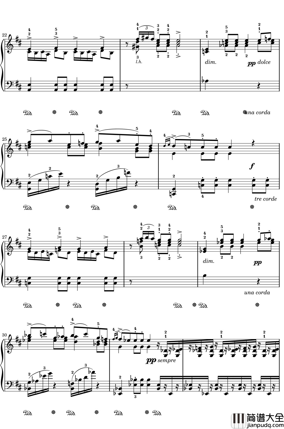 在托罗尔哈根的婚礼钢琴谱_婚礼进行曲_格里格