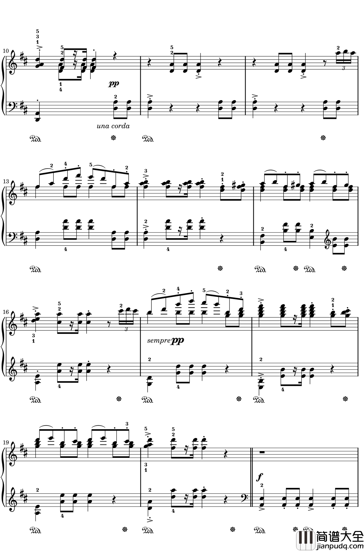 在托罗尔哈根的婚礼钢琴谱_婚礼进行曲_格里格