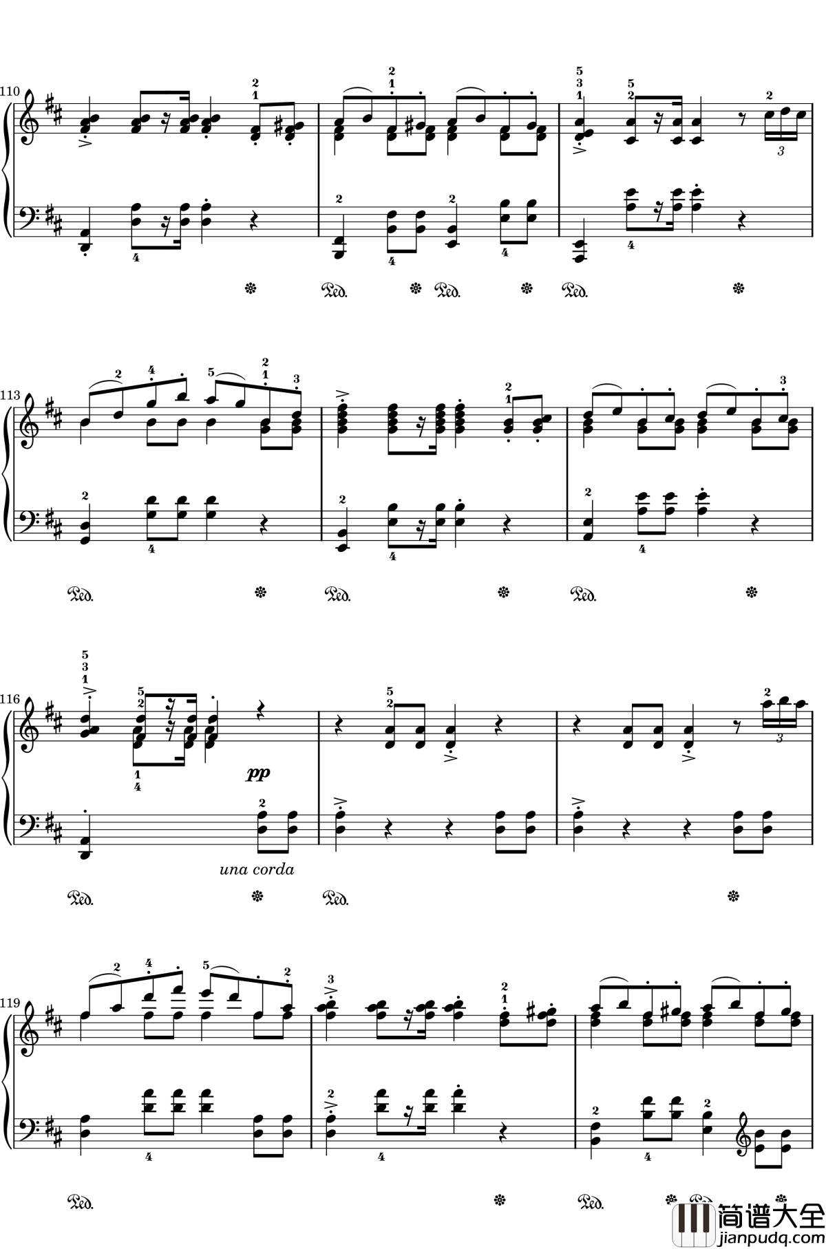 在托罗尔哈根的婚礼钢琴谱_婚礼进行曲_格里格