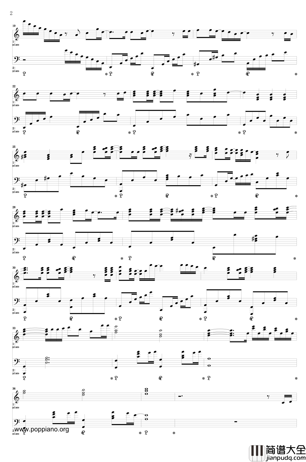 莉莉的星空钢琴谱_镜音铃