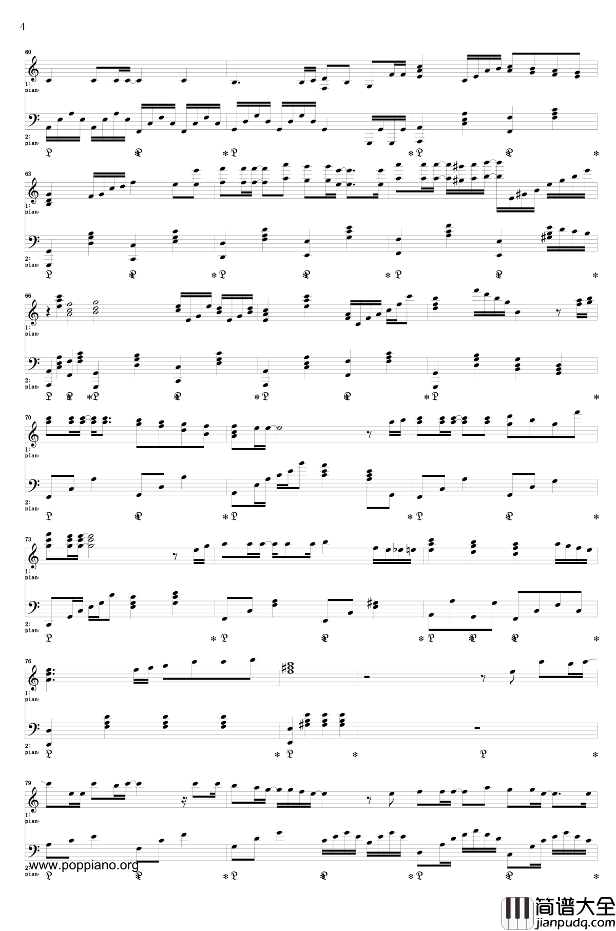 莉莉的星空钢琴谱_镜音铃