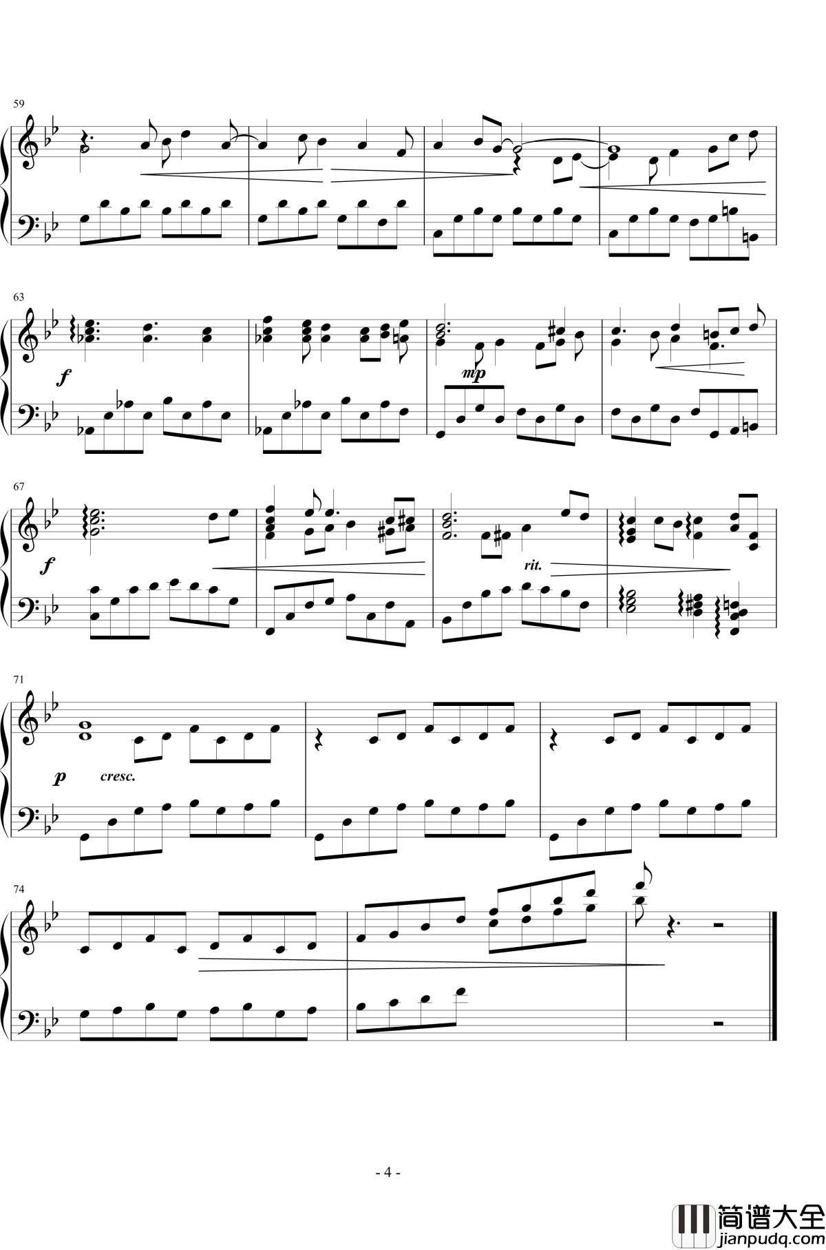 玻璃視界钢琴谱_王者之喆