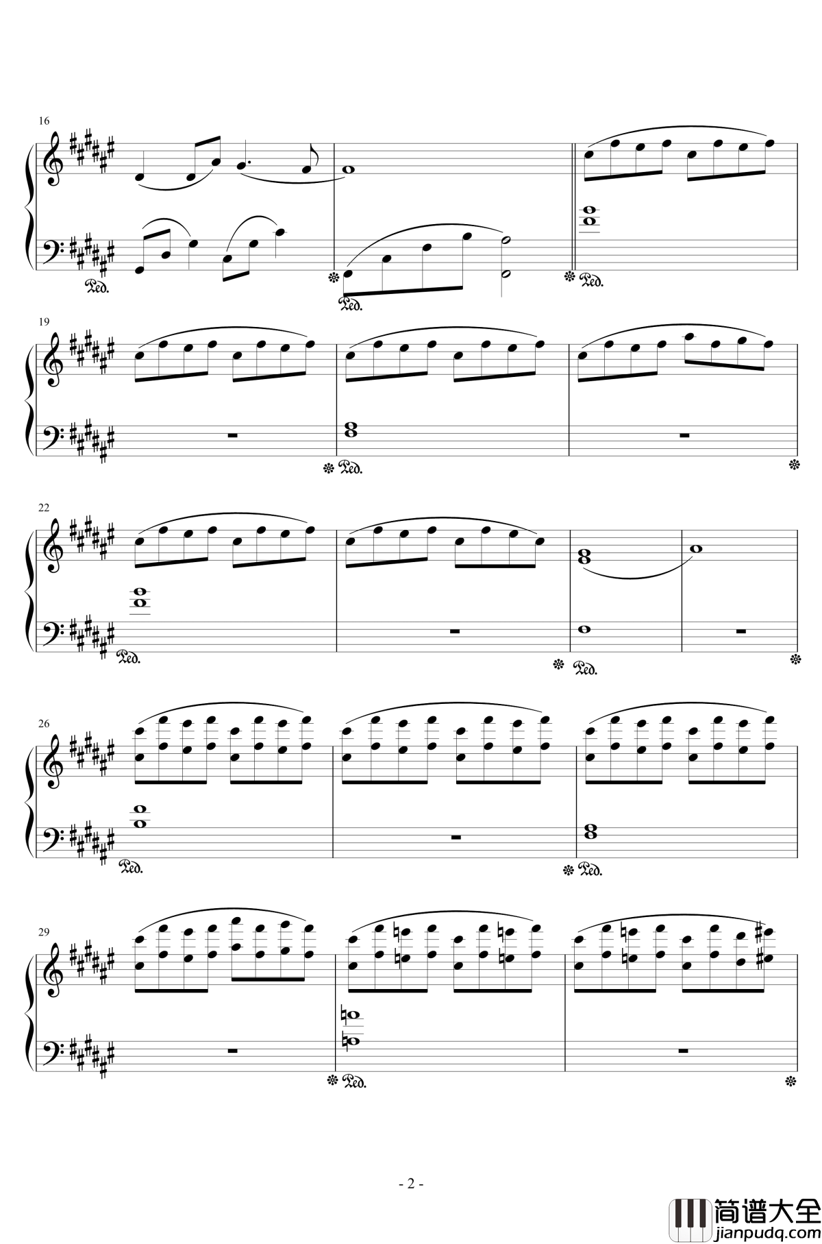 いつかのひかり钢琴谱_MANYO