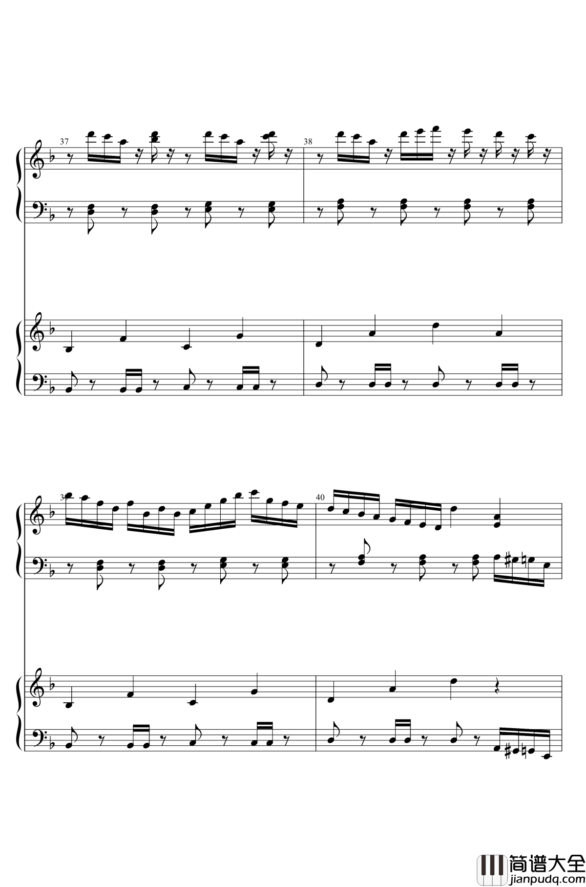 U.N.OWEN就是她吗钢琴谱_东方红魔乡_东方project