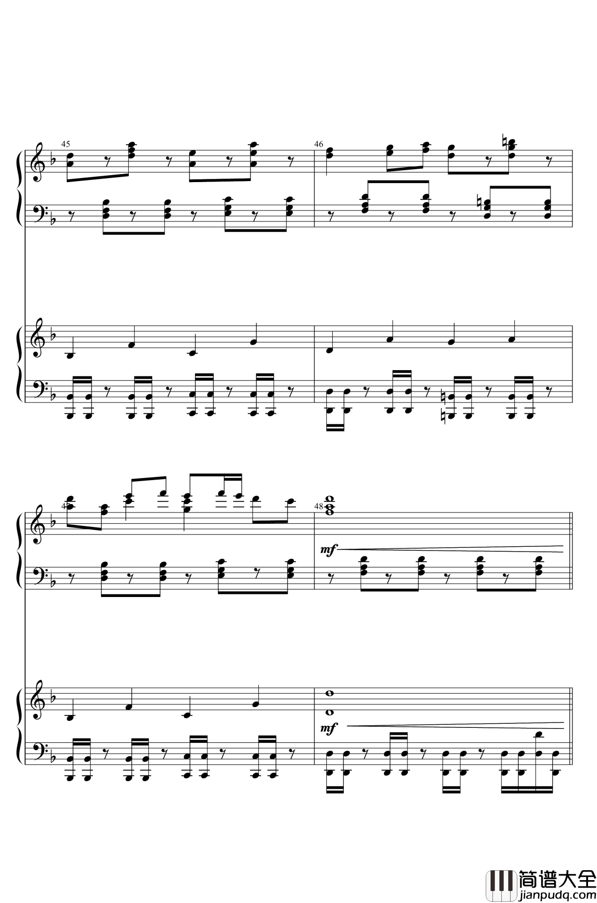 U.N.OWEN就是她吗钢琴谱_东方红魔乡_东方project