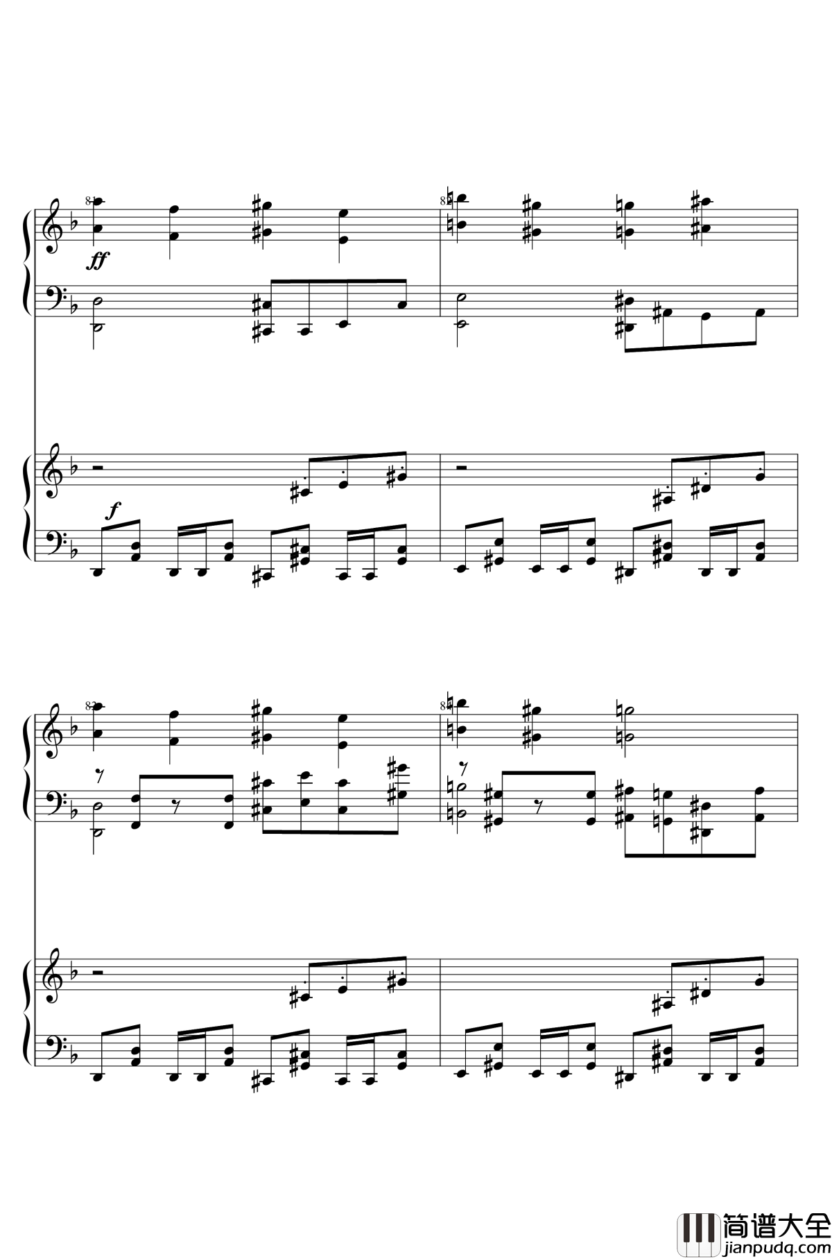 U.N.OWEN就是她吗钢琴谱_东方红魔乡_东方project