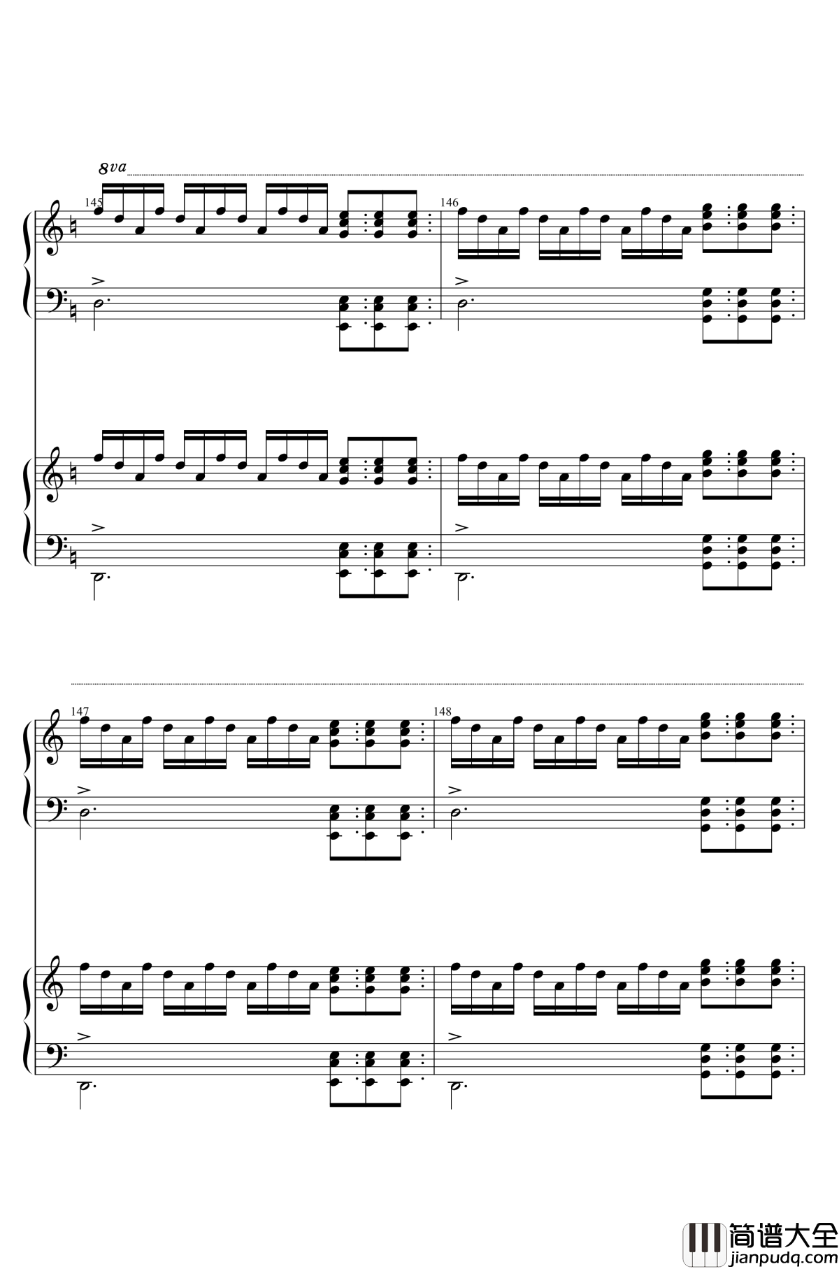 U.N.OWEN就是她吗钢琴谱_东方红魔乡_东方project