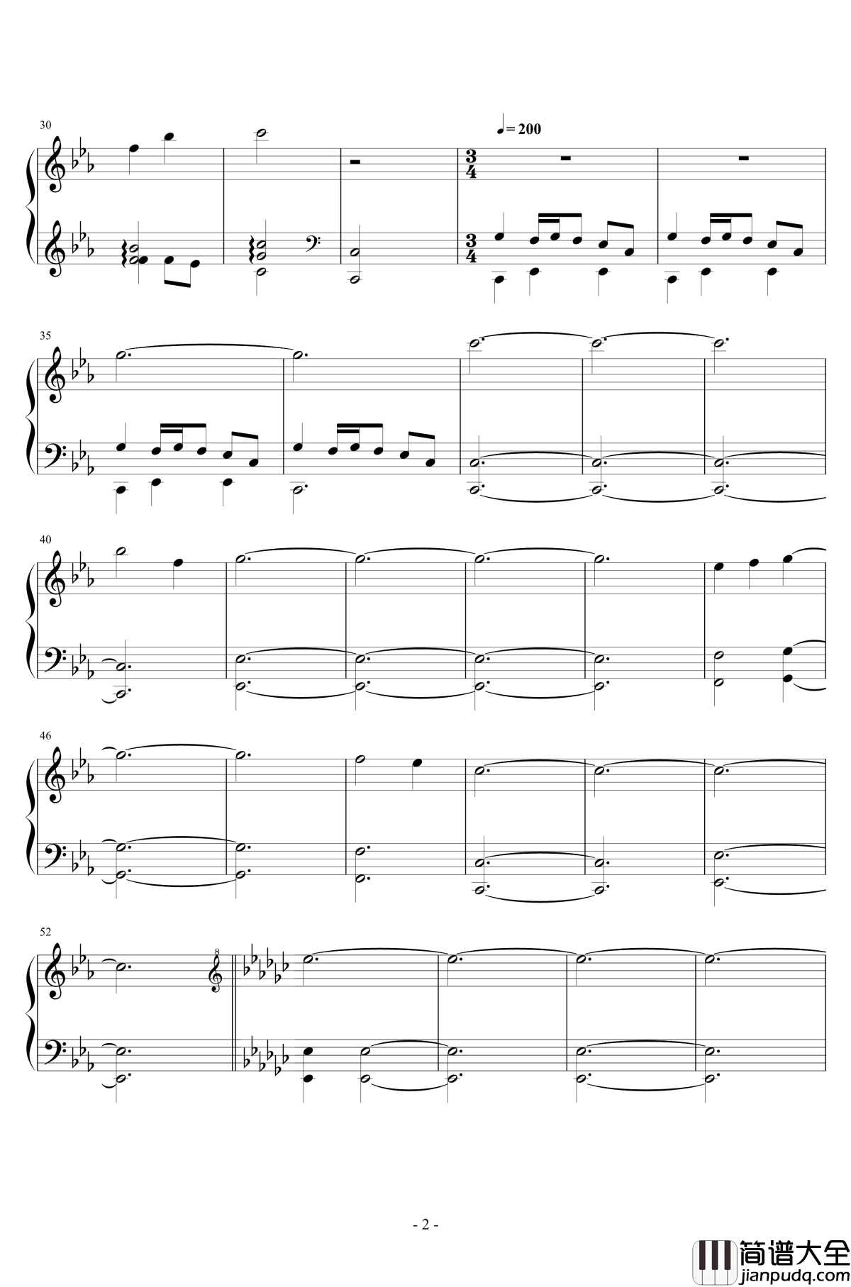 桃花源组曲钢琴谱_Minecraft史诗工坊_新·桃花源