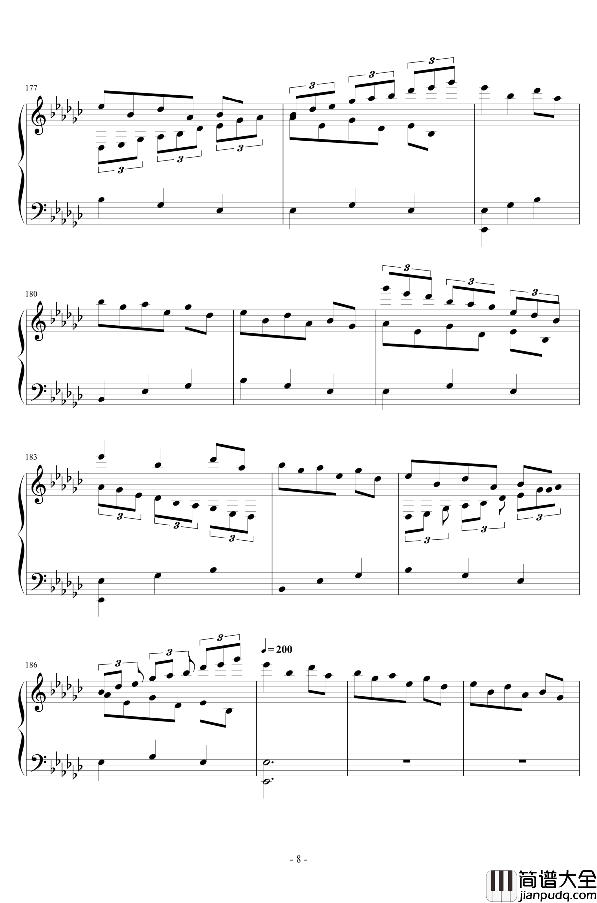 桃花源组曲钢琴谱_Minecraft史诗工坊_新·桃花源