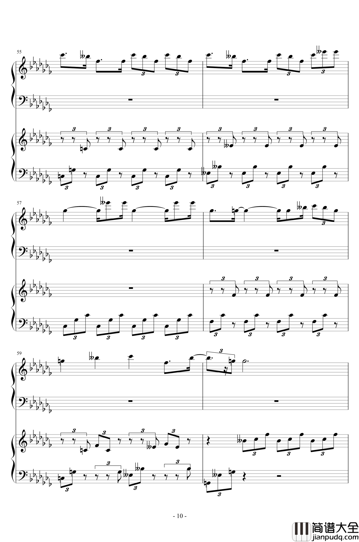 Wonderful_U钢琴谱_江海迦