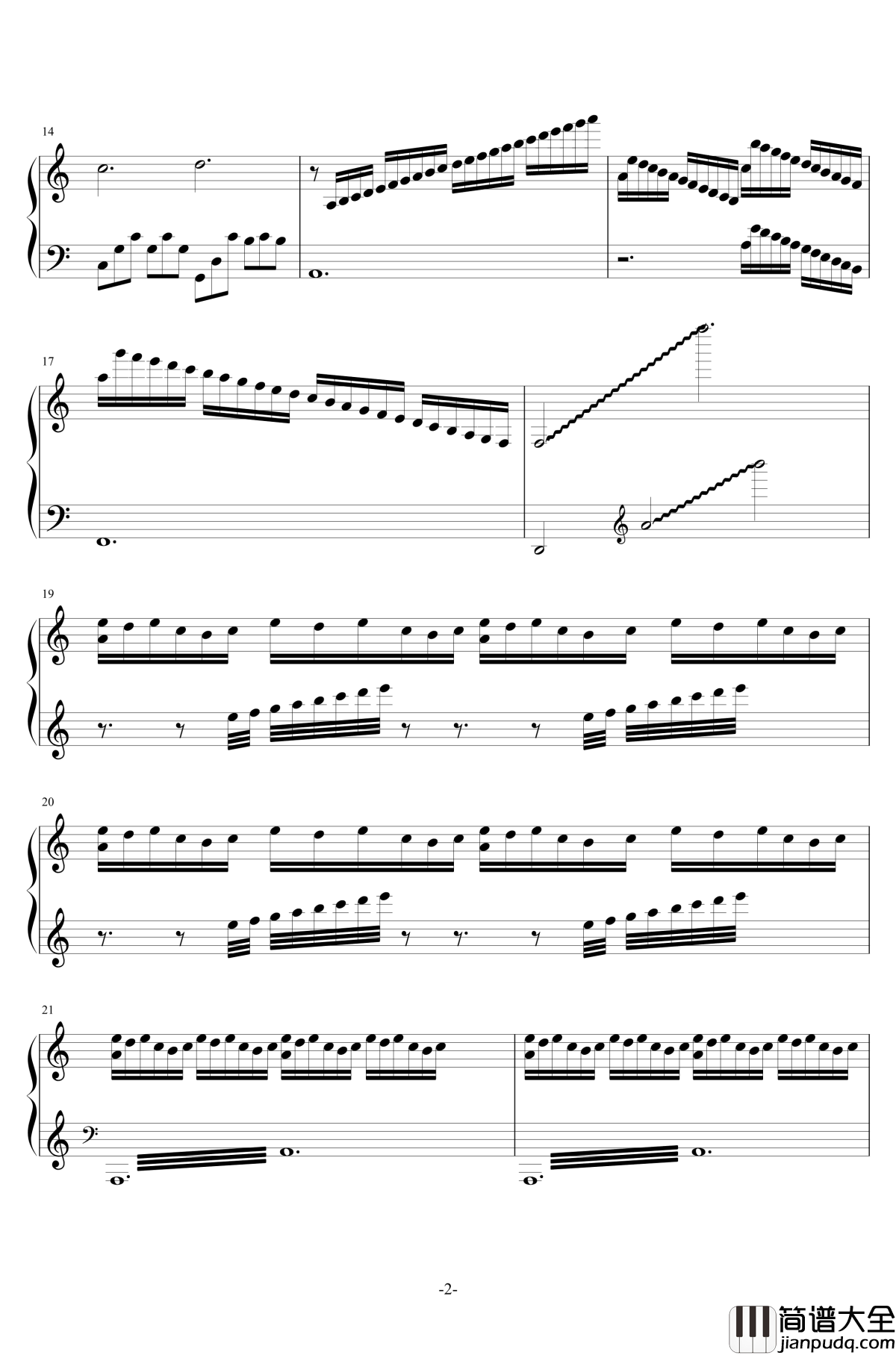 Nero钢琴谱_two_steps_from_hell