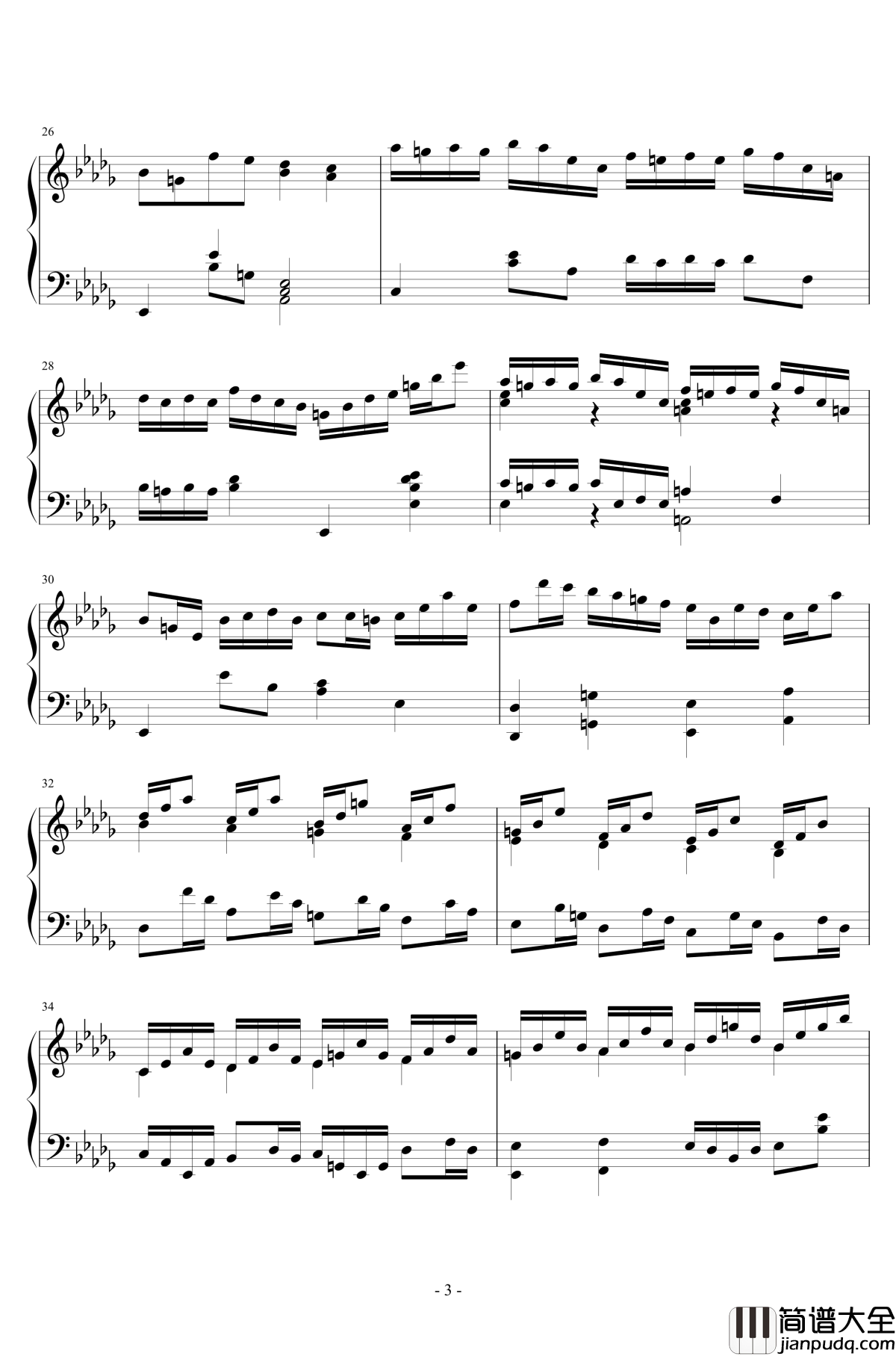 第二钢琴奏鸣曲第一乐章钢琴谱_nzh1934