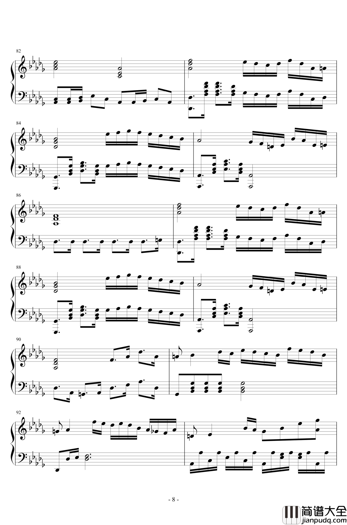 第二钢琴奏鸣曲第一乐章钢琴谱_nzh1934