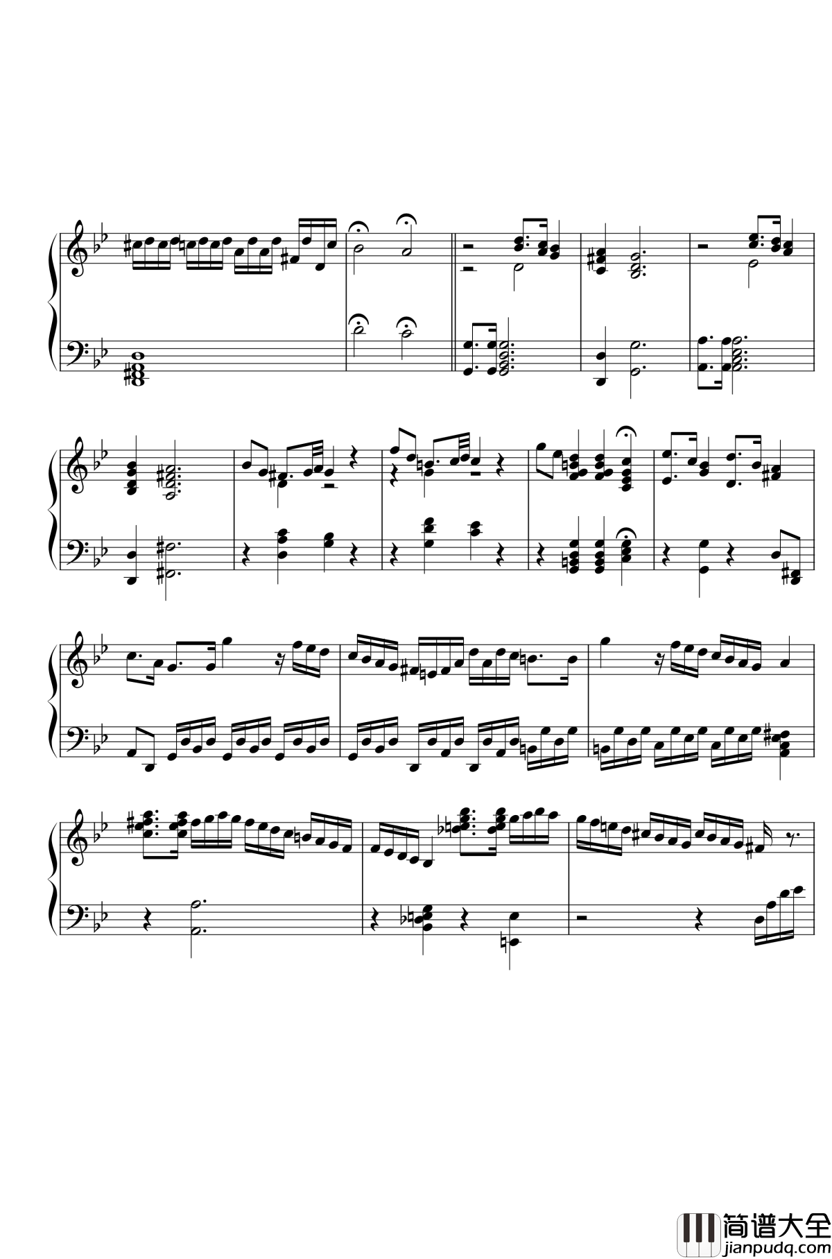 第三钢琴奏鸣曲第一乐章钢琴谱_nzh1934