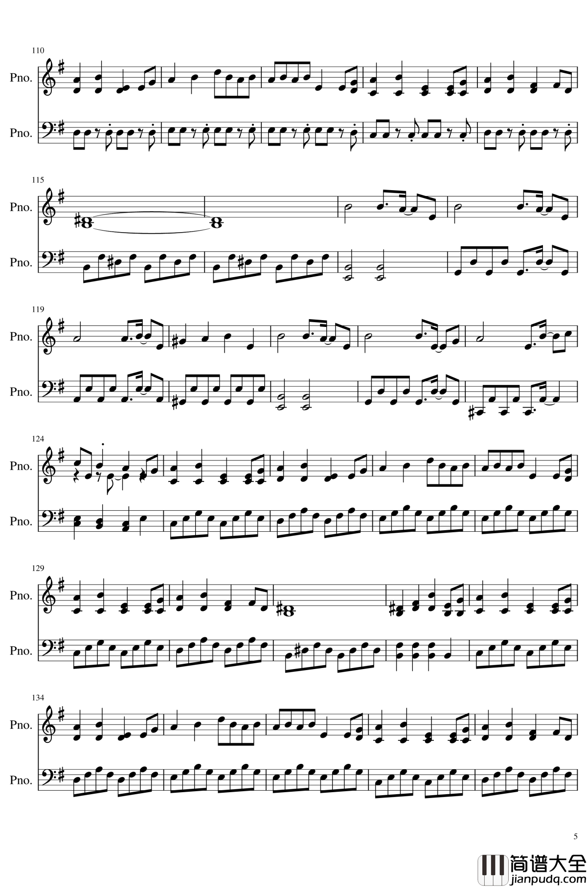 童祭钢琴谱_Innocent_Treasures_东方project