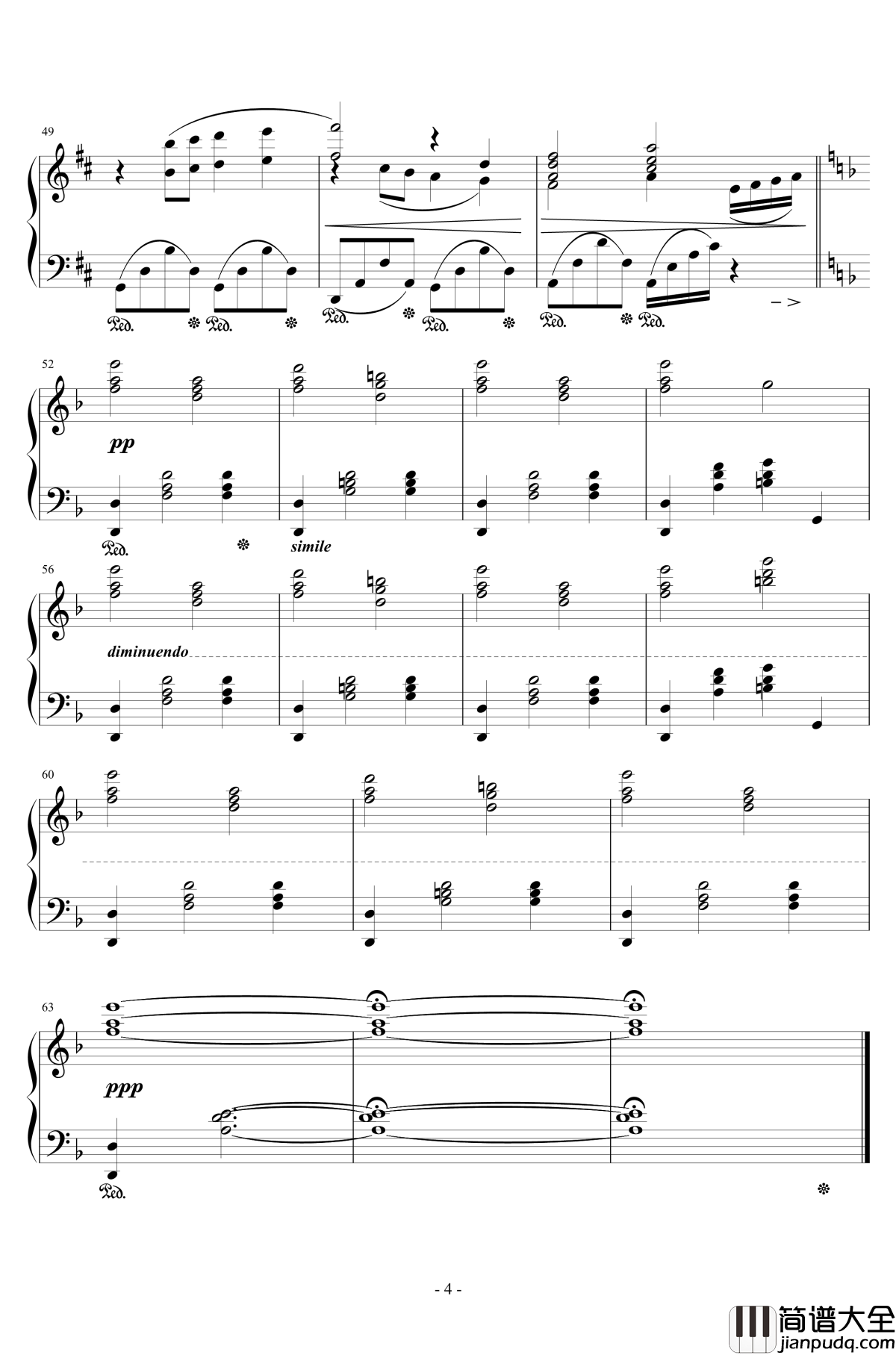 最终幻想13片头动画背景音乐钢琴谱_浜涡正志