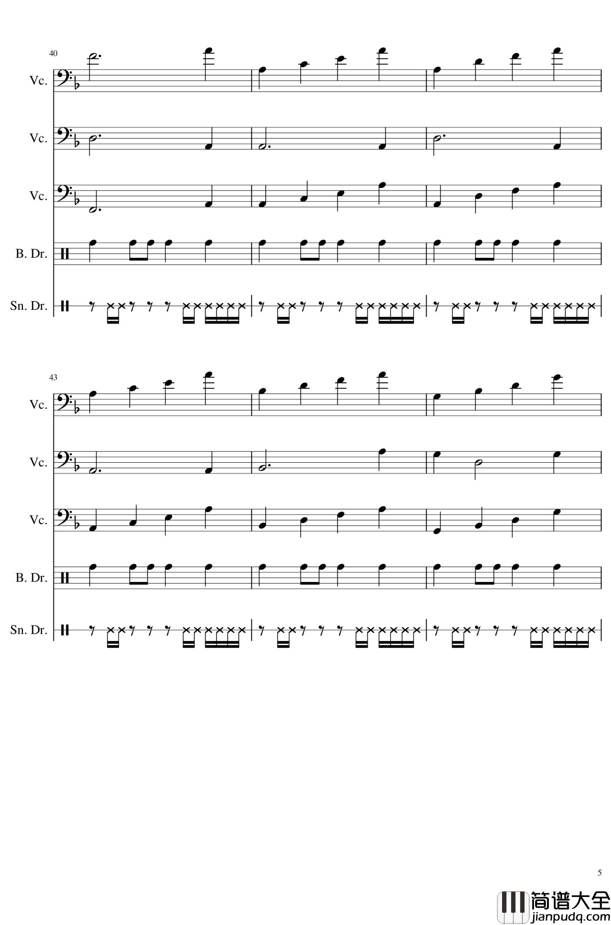 A_lannister_always_pays_his_debts钢琴谱_权力的游戏