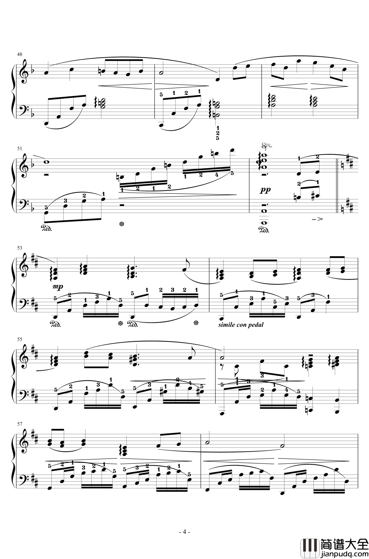 亲爱的朋友们钢琴谱_植松伸夫