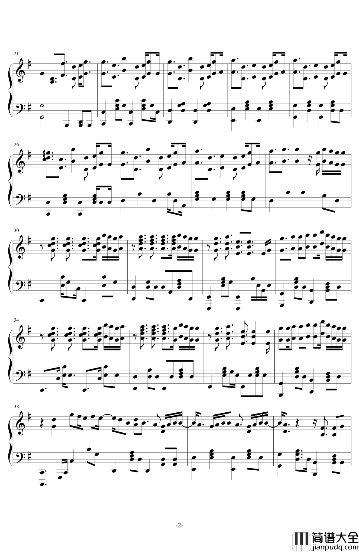 Don't_Wanna_Know钢琴谱_Maroon_5