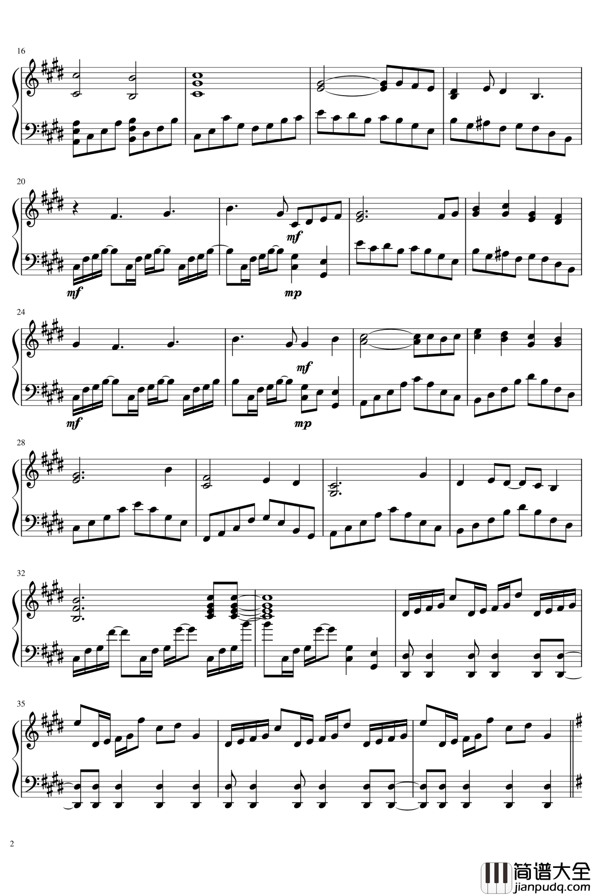 今宵是飘逸的自我主义者钢琴谱_东方凭依华_东方project