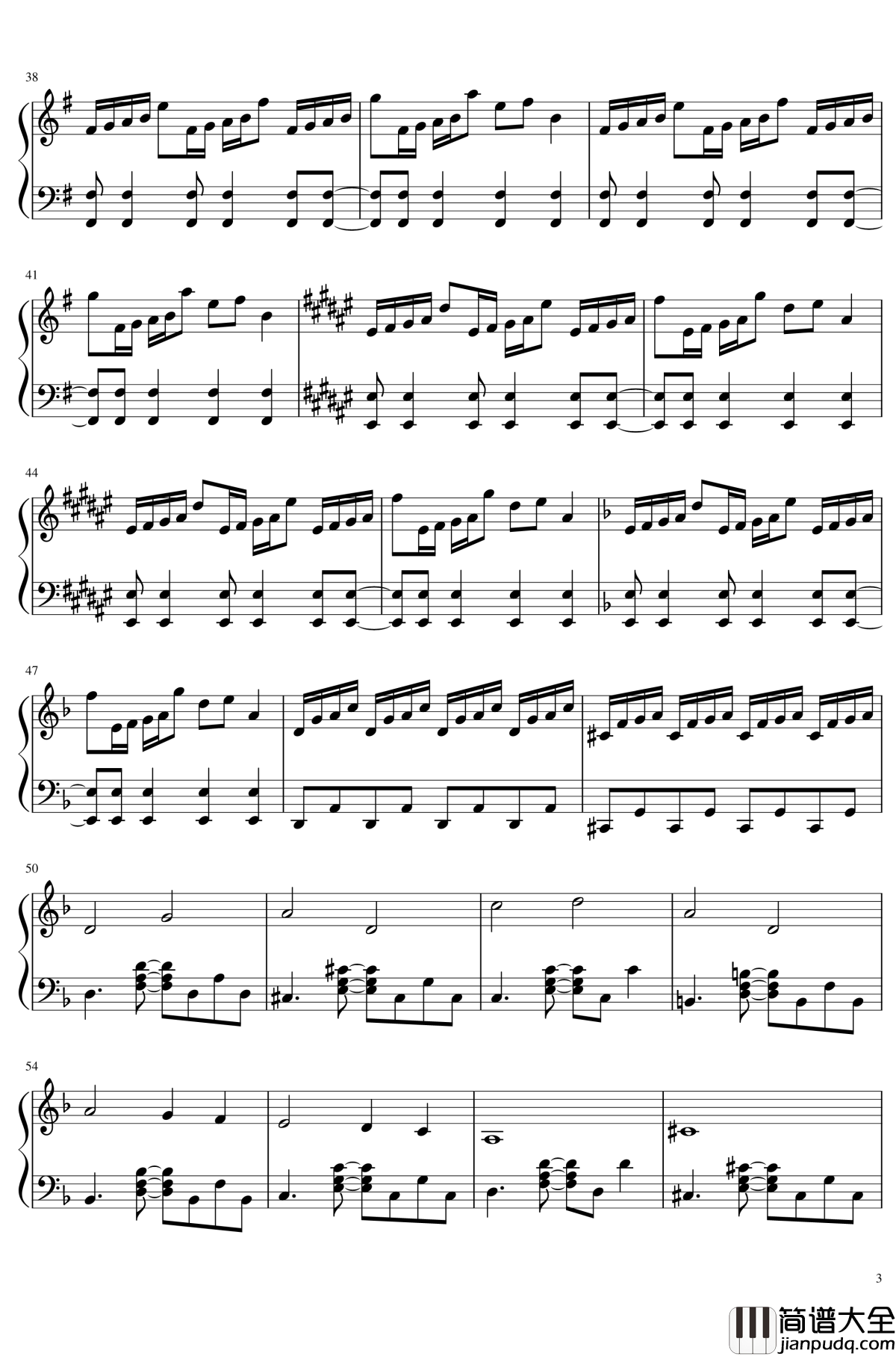 今宵是飘逸的自我主义者钢琴谱_东方凭依华_东方project