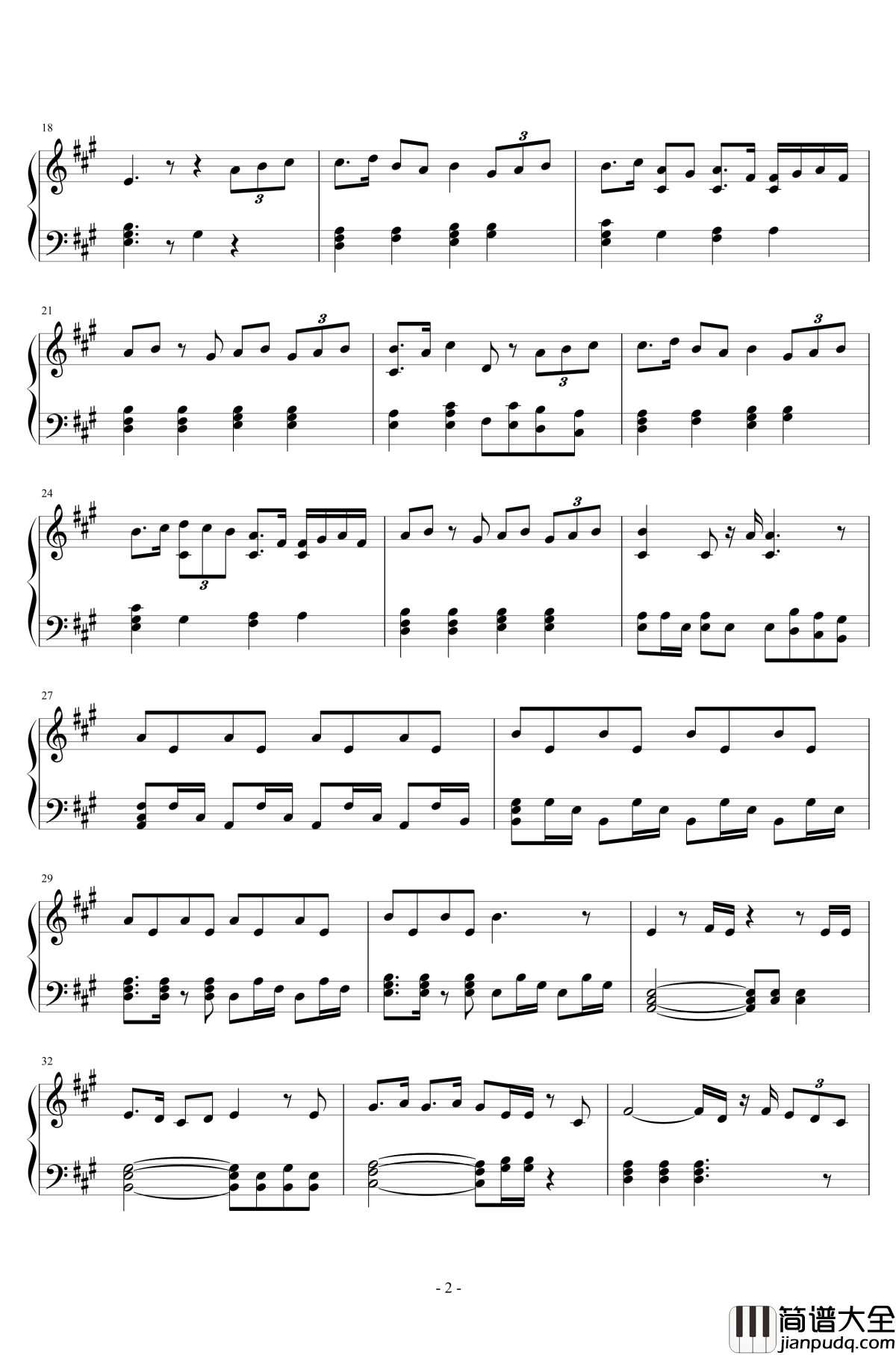 与你的第100次爱恋主题曲钢琴谱_The_100th_Love_With_You钢琴独奏_与君相恋一百次