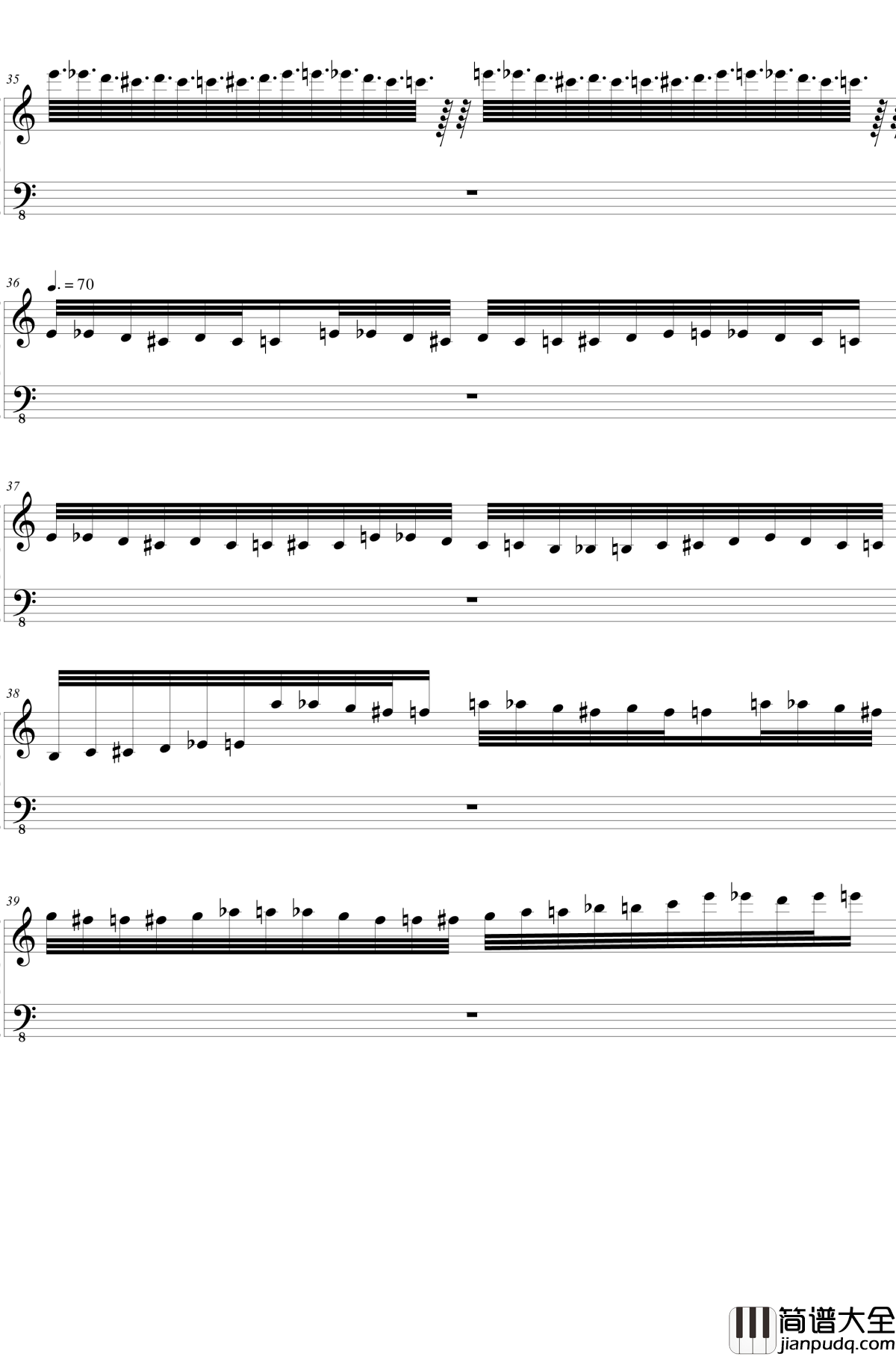 HSE超技练习曲2钢琴谱_火蚁_2dgdsvshh