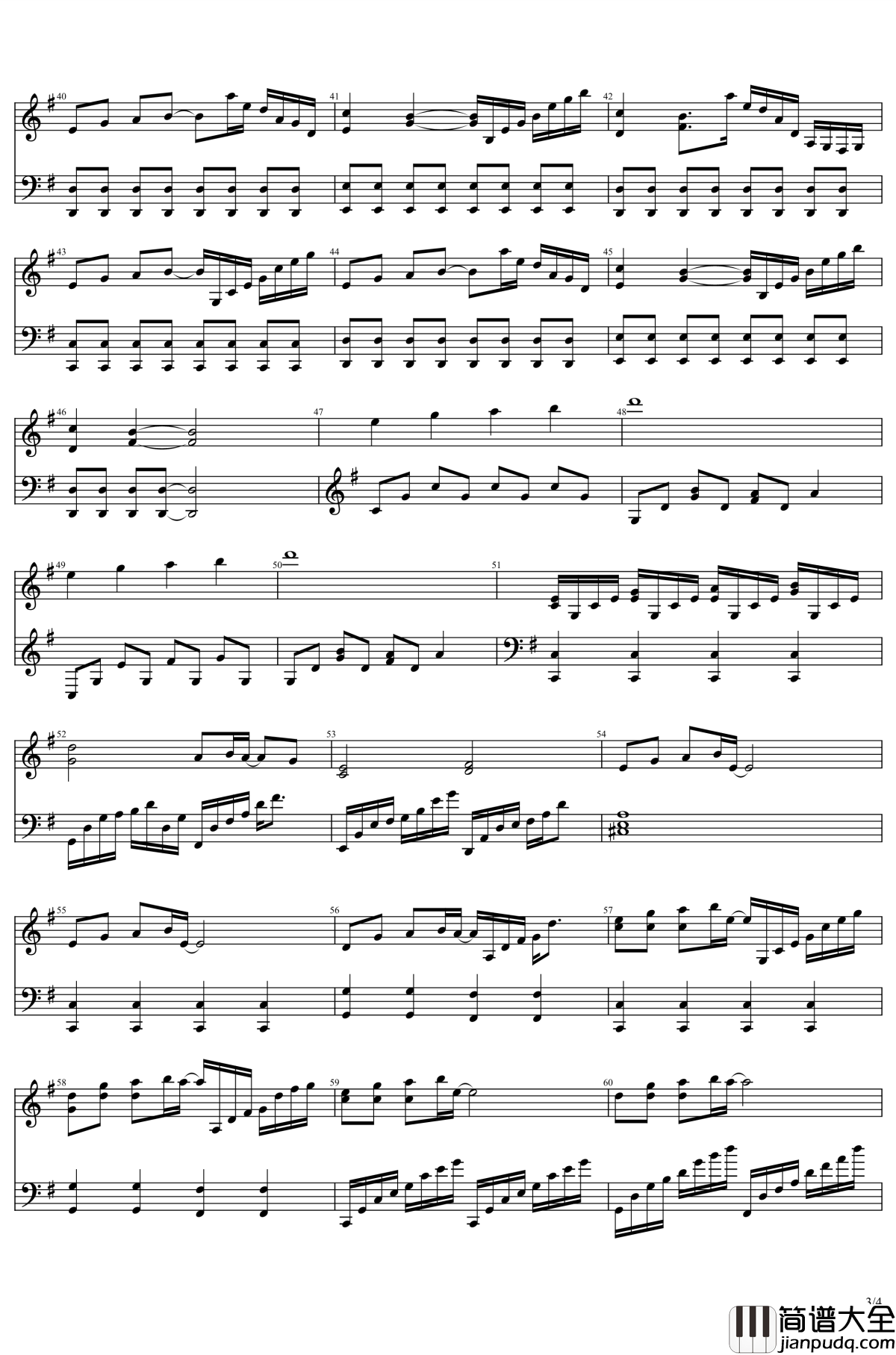 safe_and_Sound钢琴谱_饥饿游戏