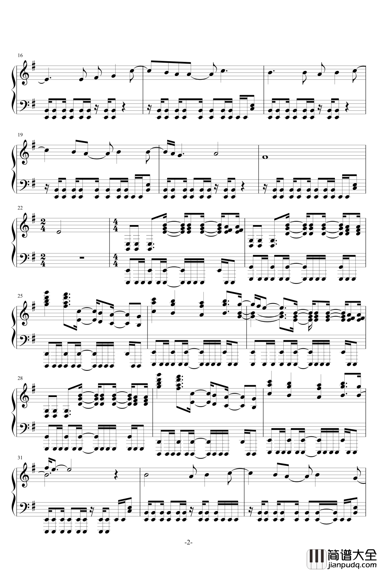 Bring_Me_To_Life钢琴谱_Evanescence