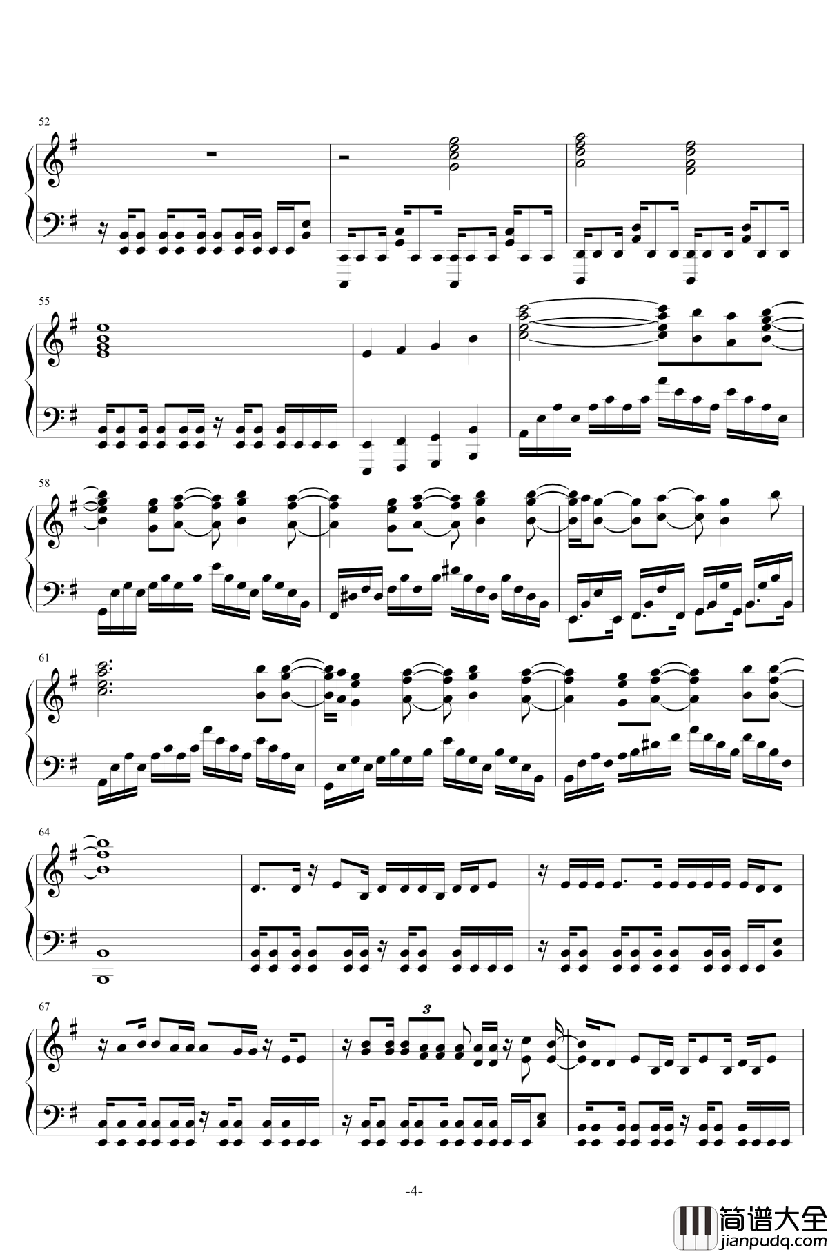 Bring_Me_To_Life钢琴谱_Evanescence