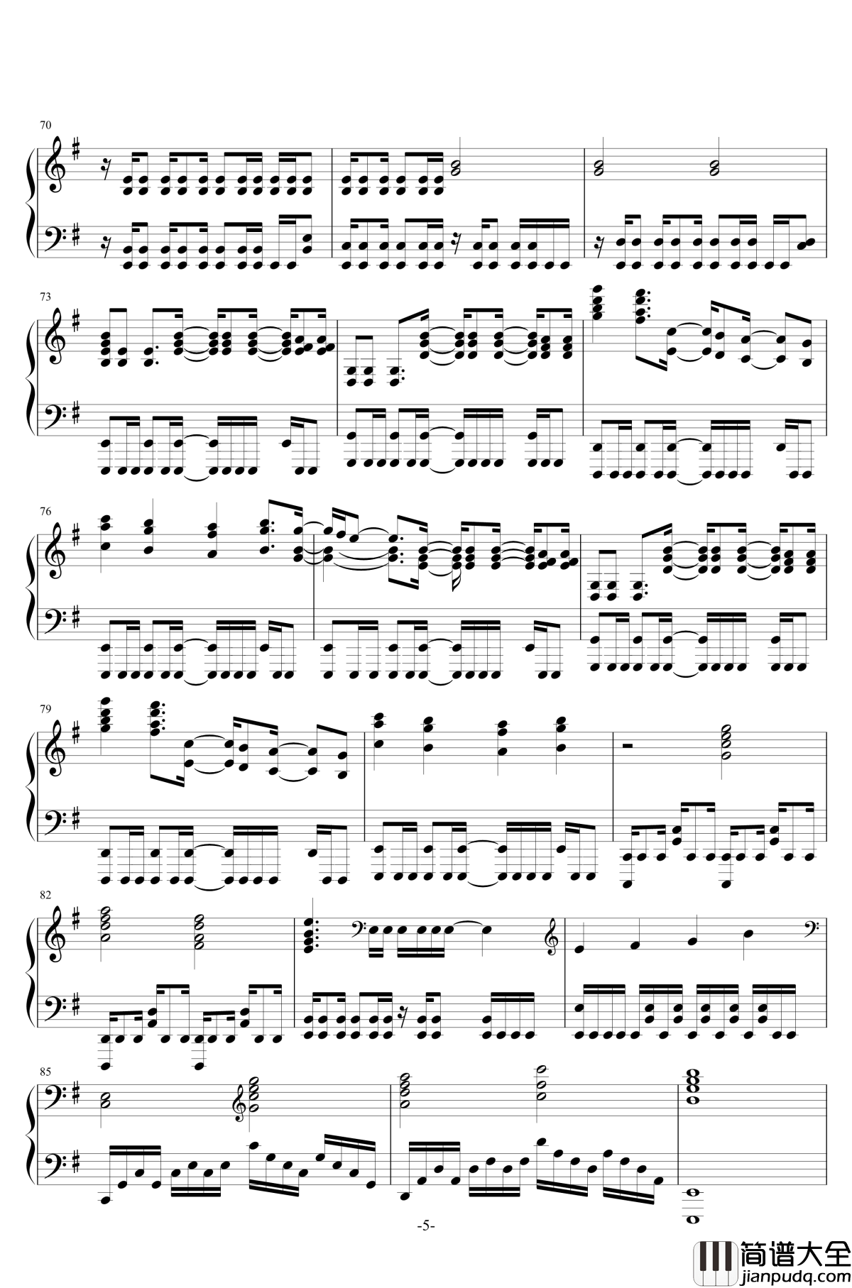 Bring_Me_To_Life钢琴谱_Evanescence