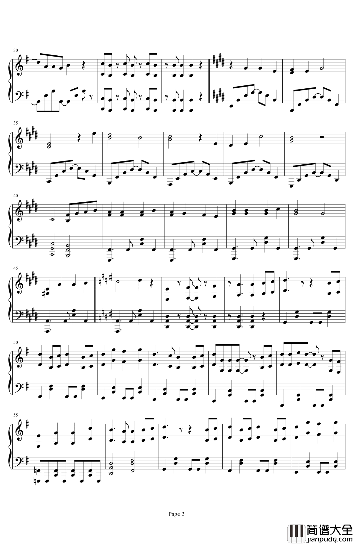 精灵宝可梦XY_OP1_V钢琴谱_精灵宝可梦