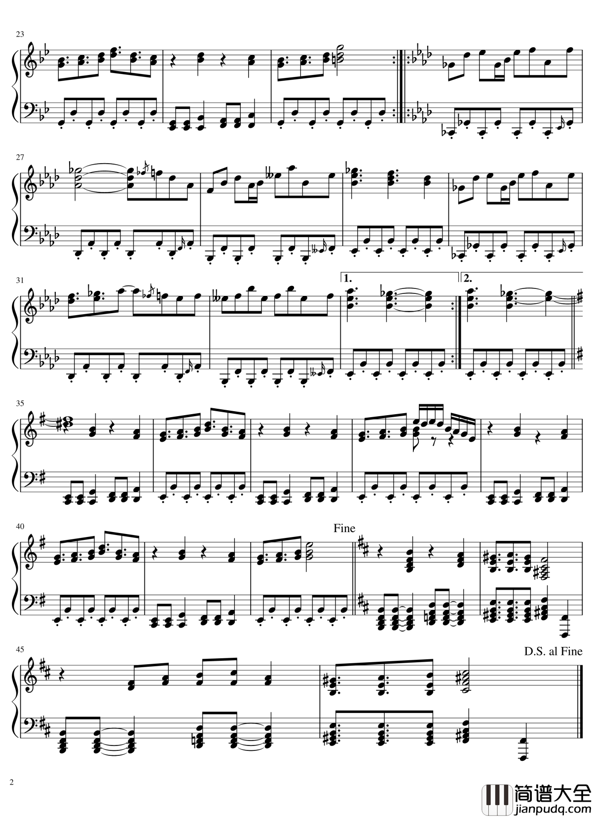 兔已着陆钢琴谱_东方绀珠传_东方project