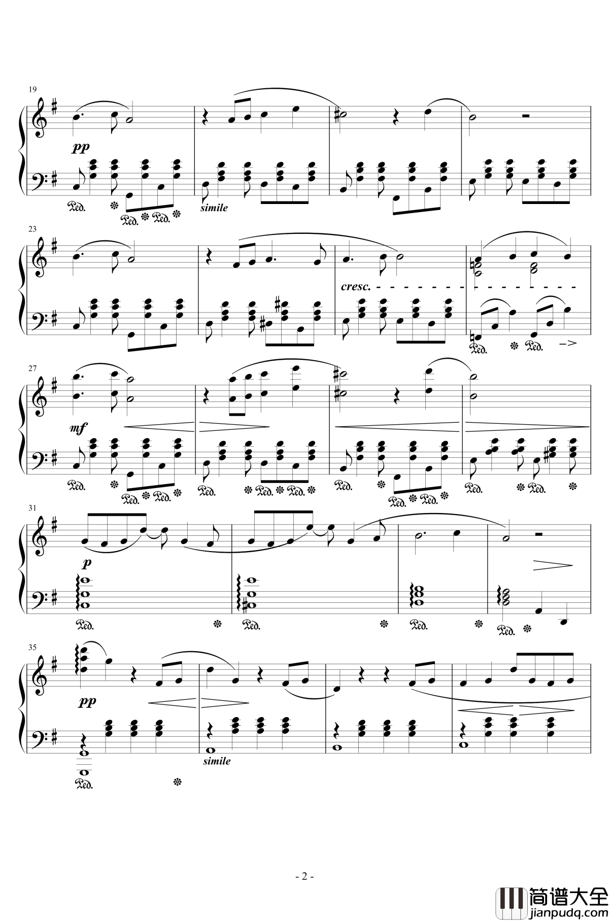 克劳德的微笑钢琴谱_植松伸夫