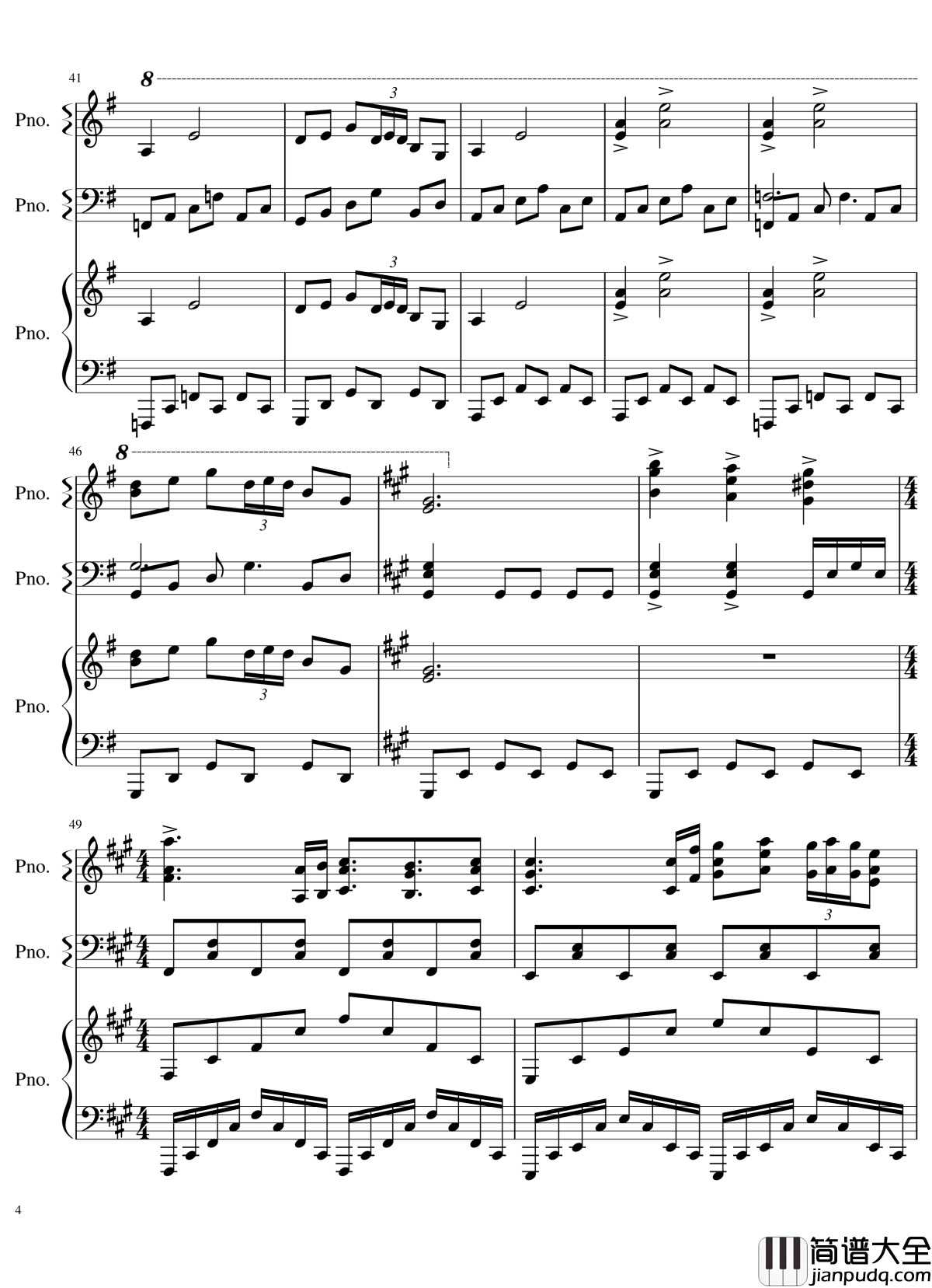 Mysterious_Mountain钢琴谱_妖怪之山_东方风神录_东方project