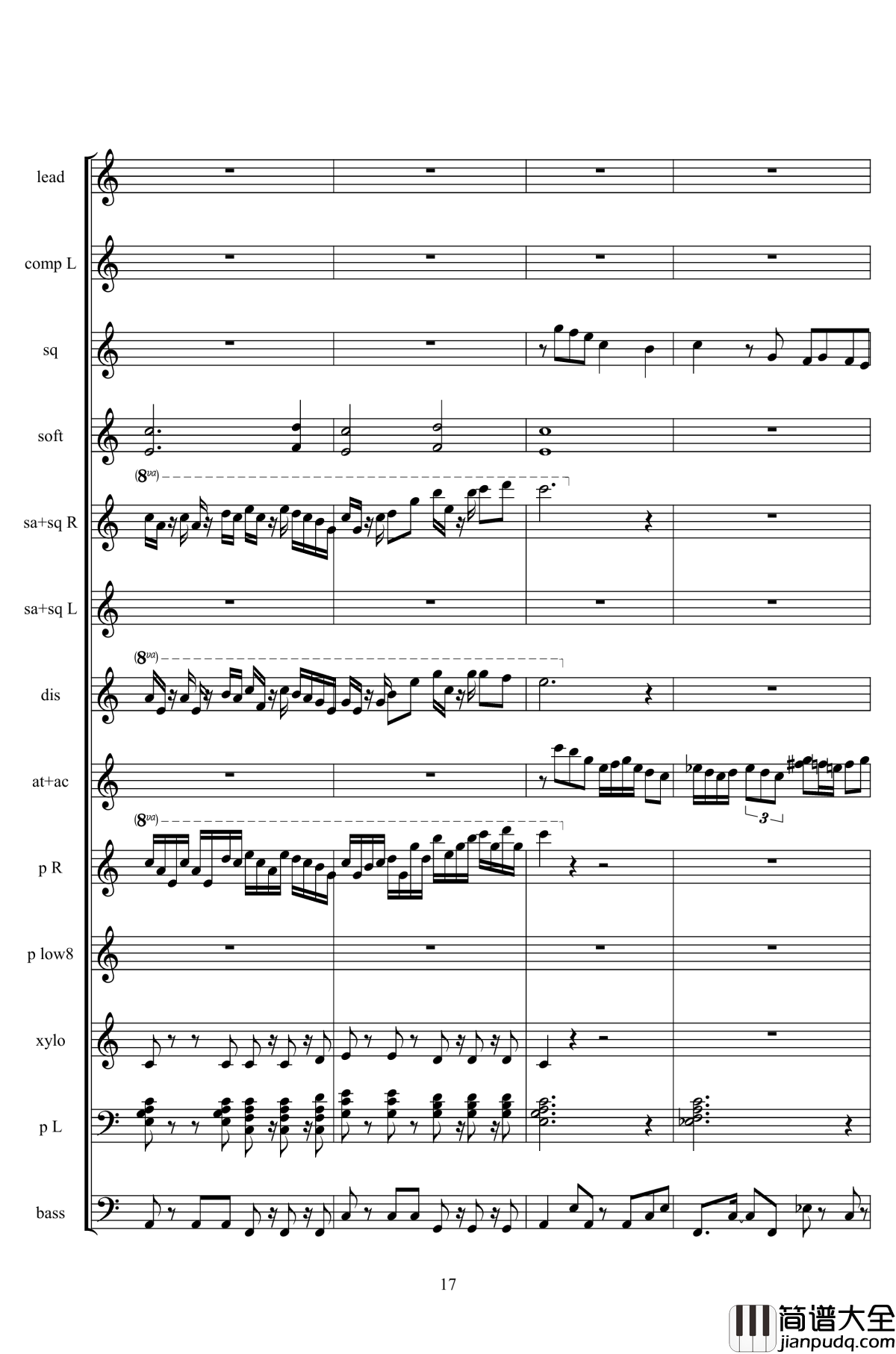 弹珠汽水钢琴谱_二夜祭