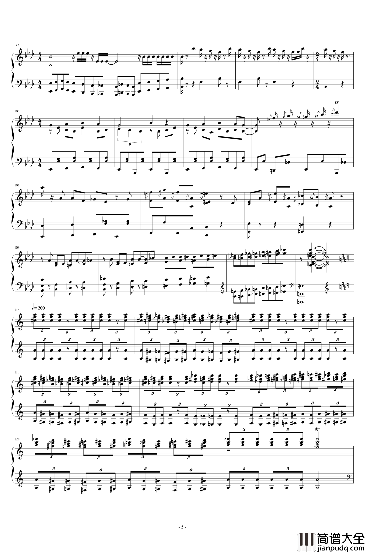 猫和老鼠钢琴谱_交响曲改编_Tom&Jerry_at_MGM